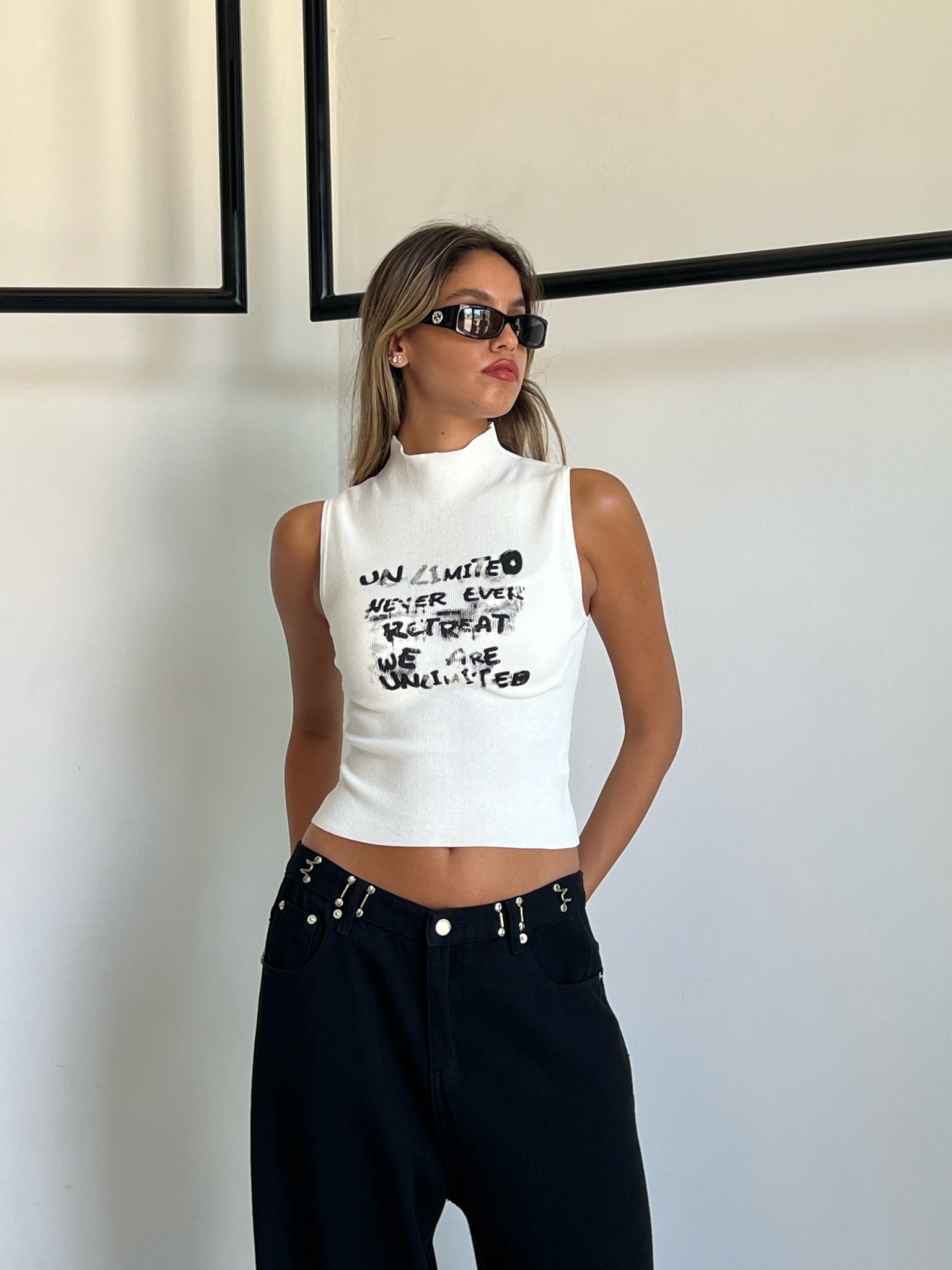 חולצת מלאני לבן