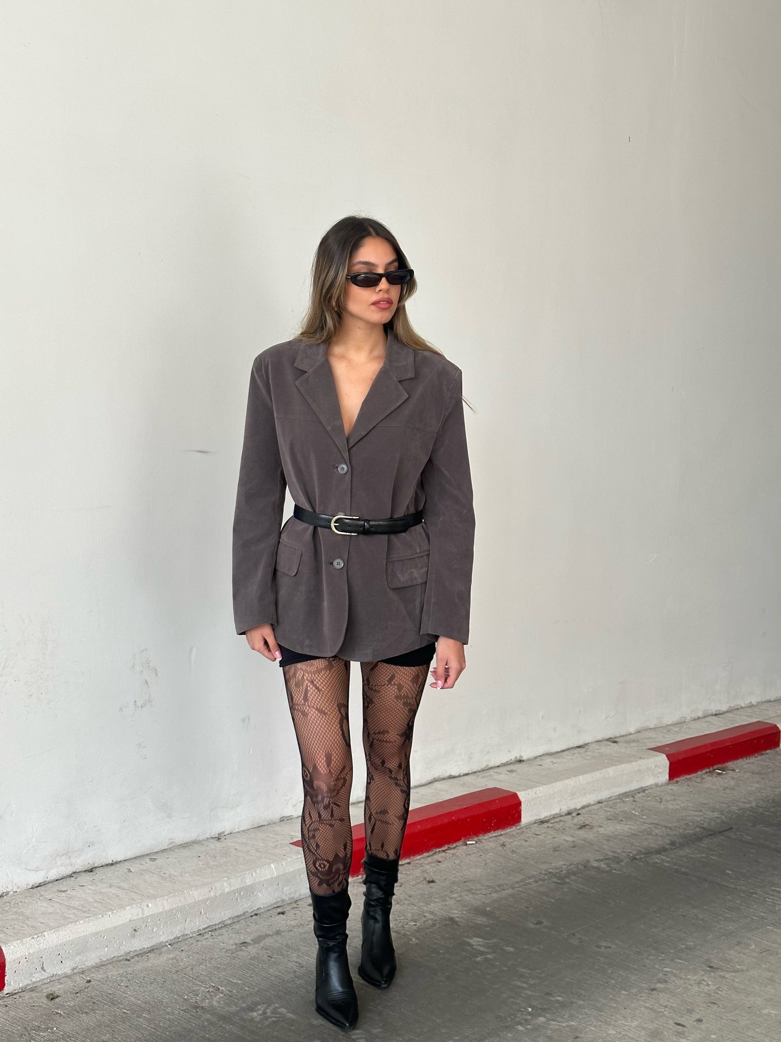 ג׳קט עמית אפור