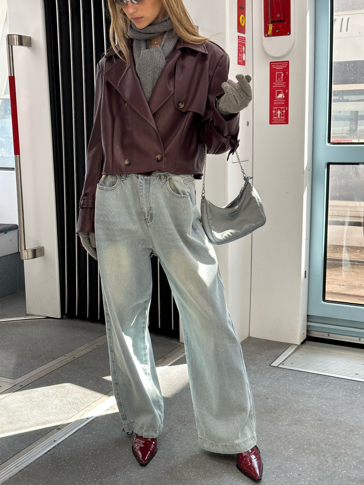 מכנס ג׳ינס ג'וי תכלת