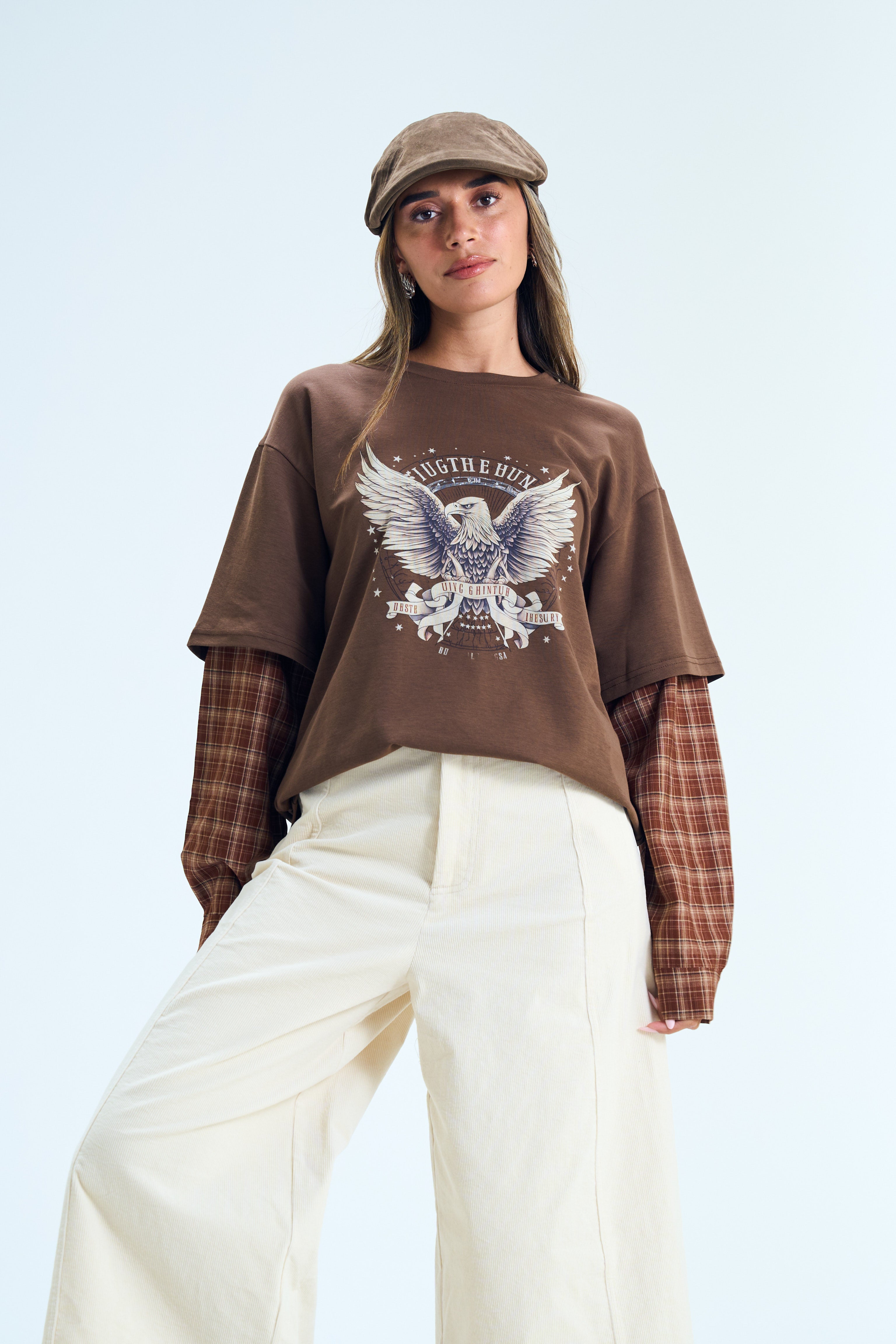 חולצת מיאל חום