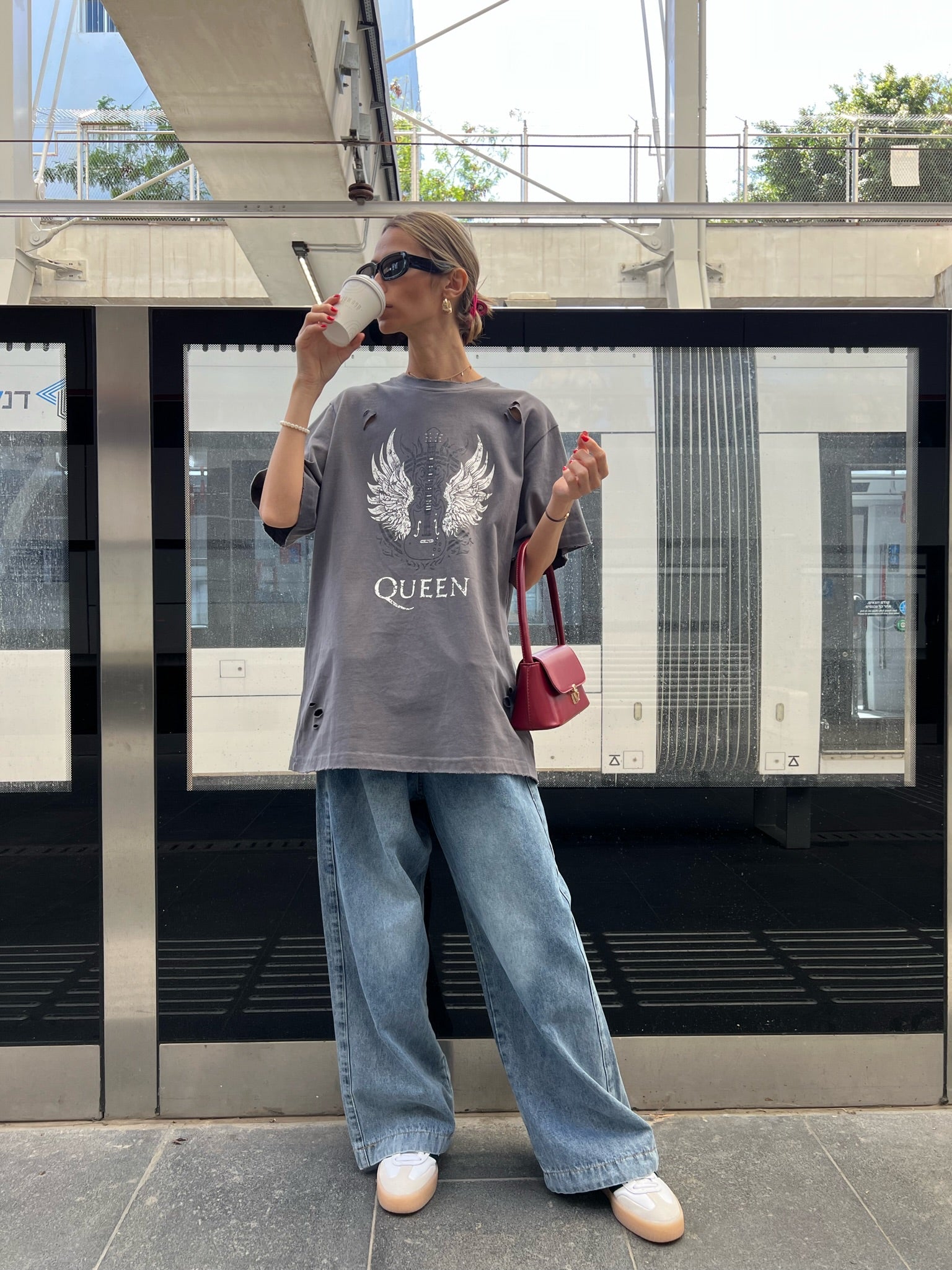 חולצת ירום אפור