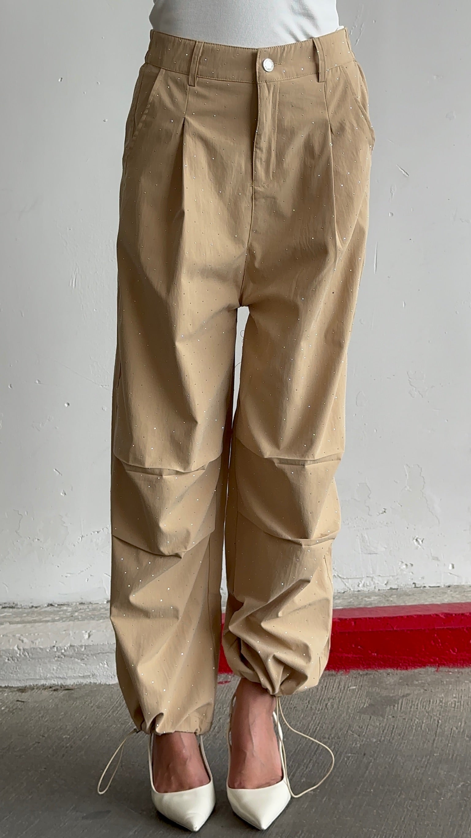 מכנס סאן אבנים בג