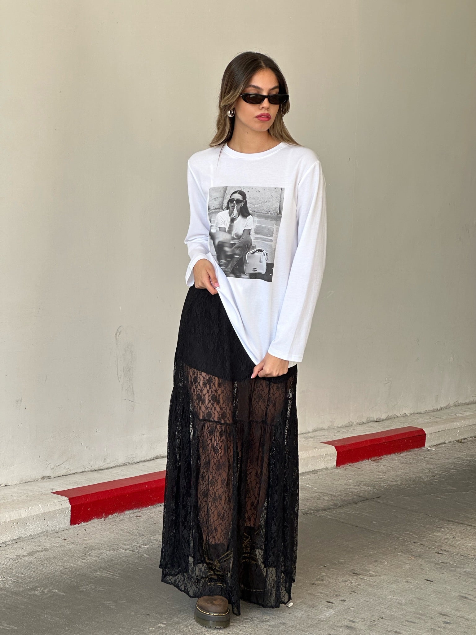 חצאית סאם שחור