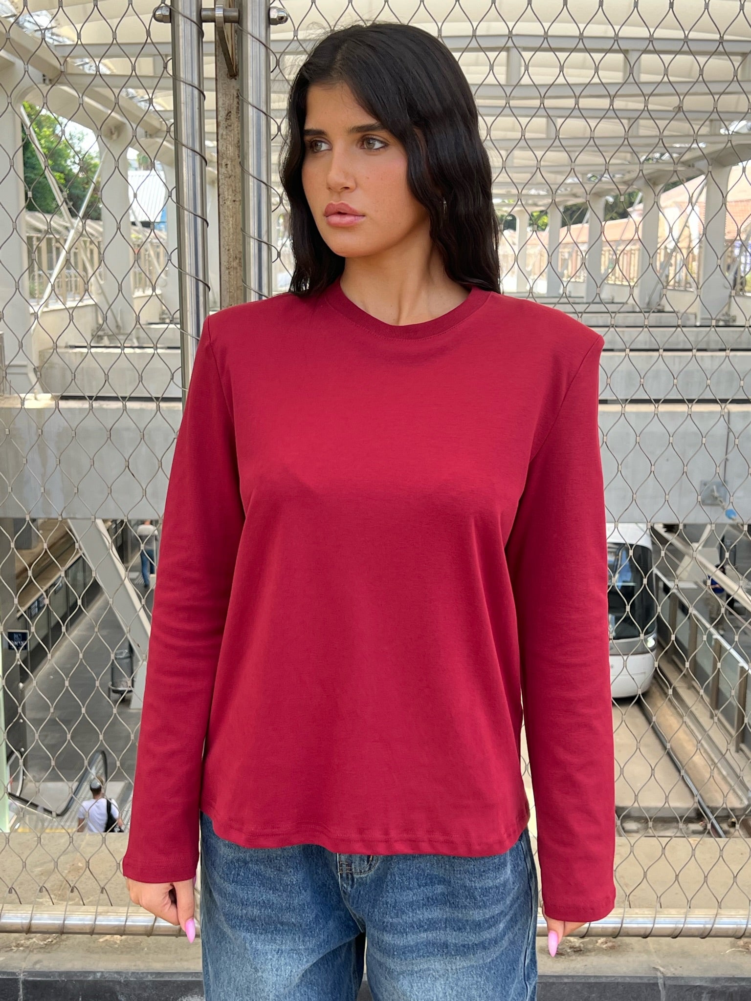 חולצת ליביה אדום