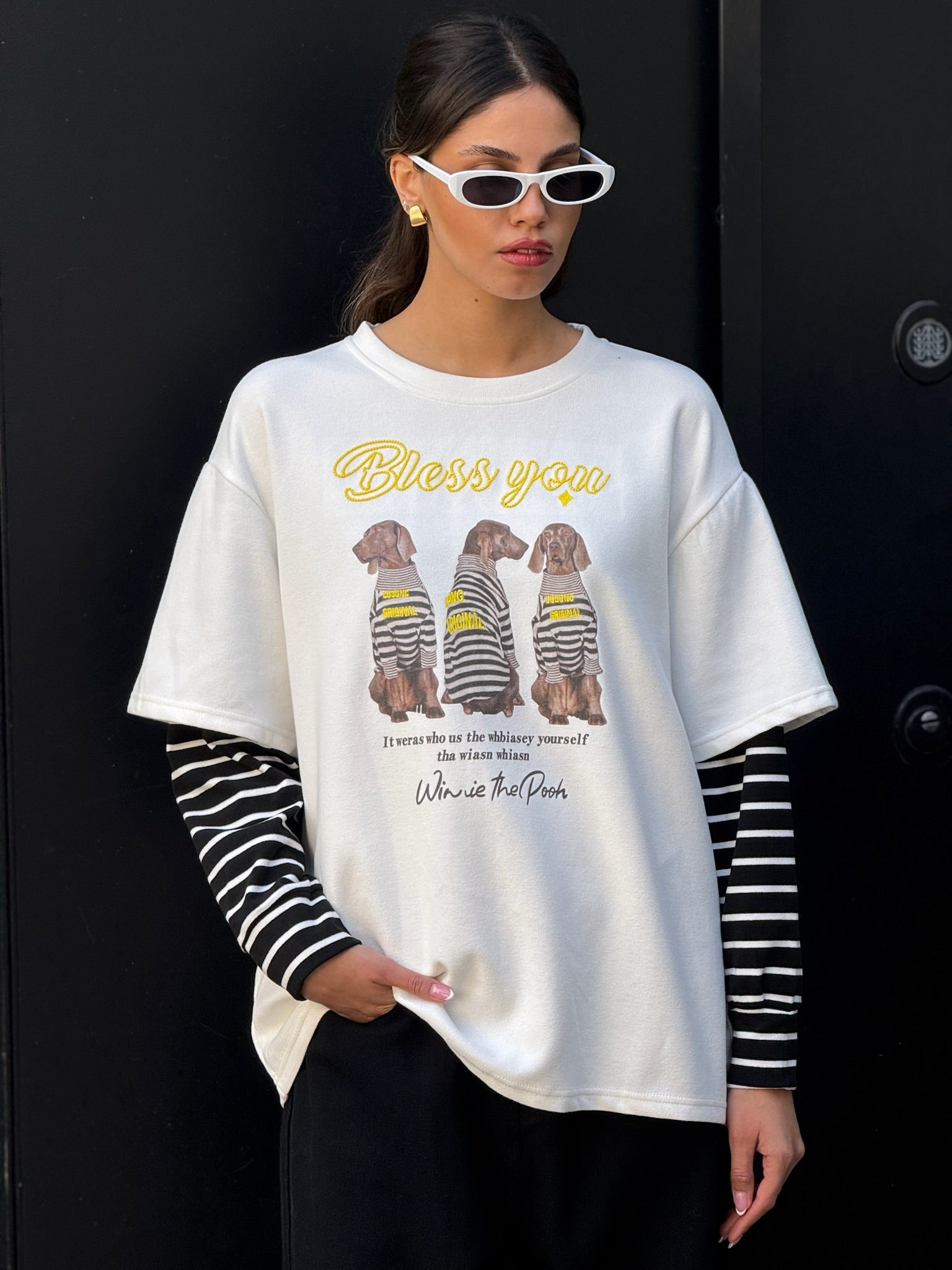 חולצת ניק לבן