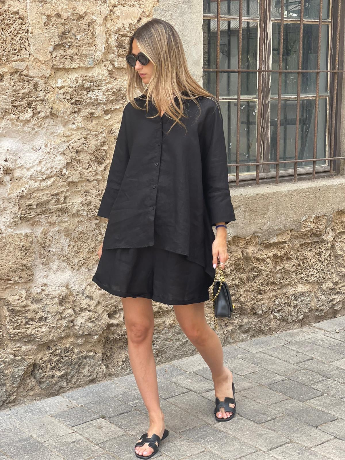 חליפת ריאן פשתן