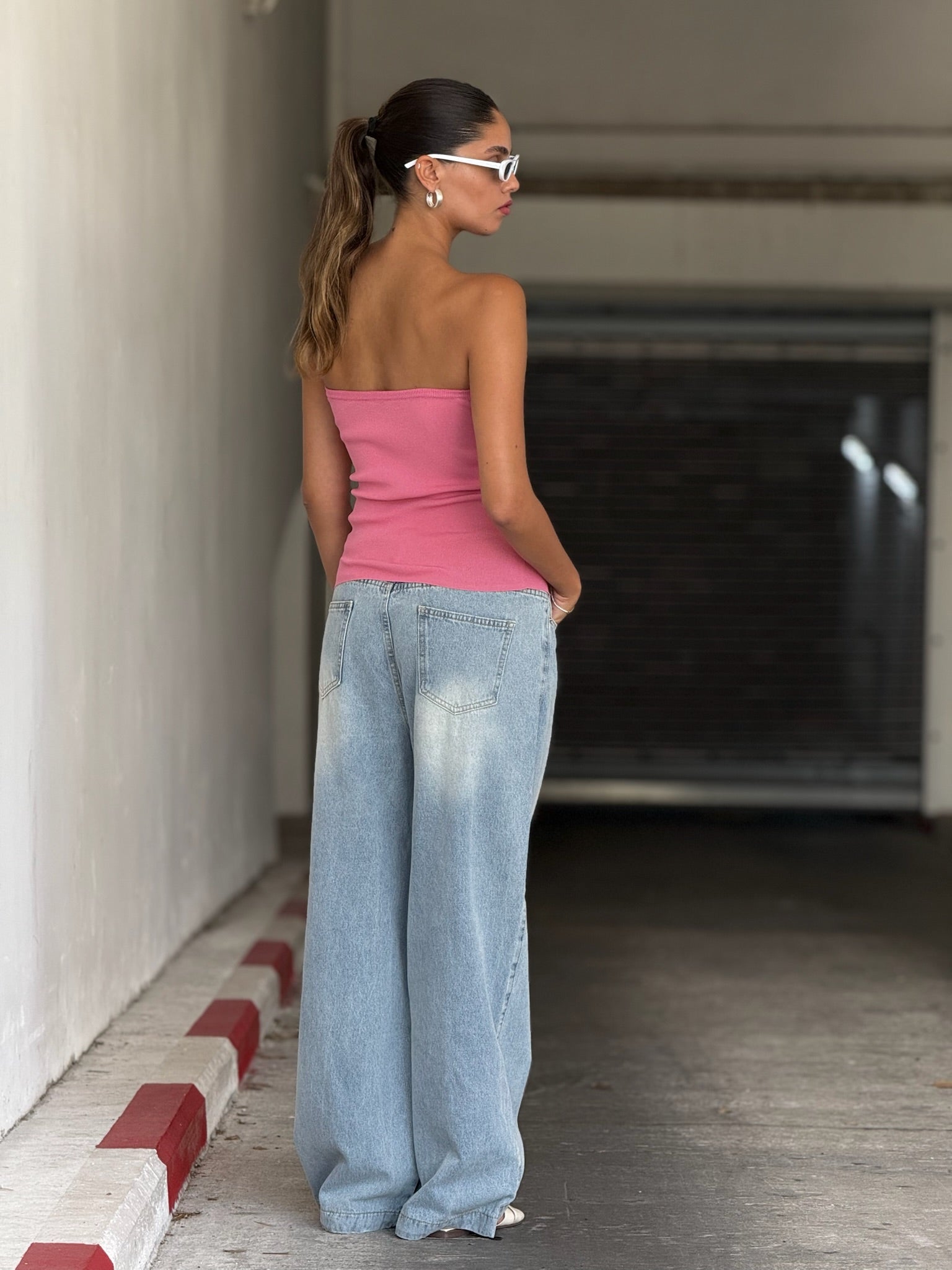 מכנס ג׳ינס ג'וי תכלת