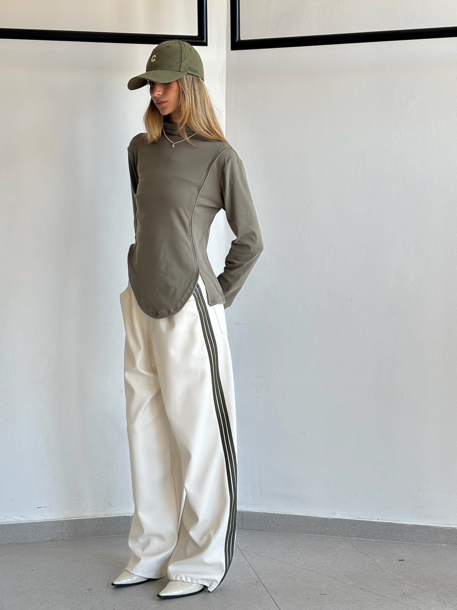 מכנס דמוי עור לורן