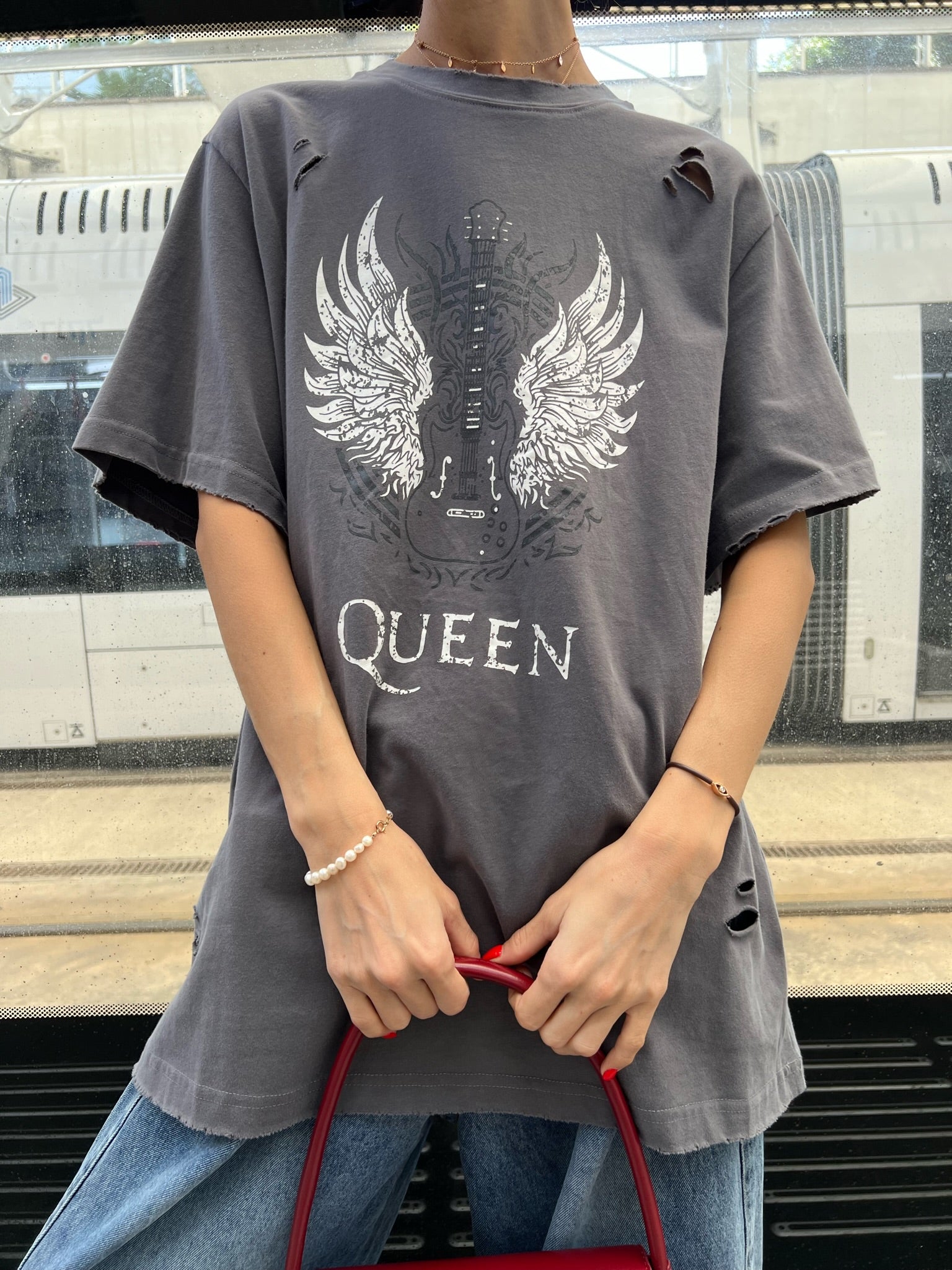 חולצת ירום אפור