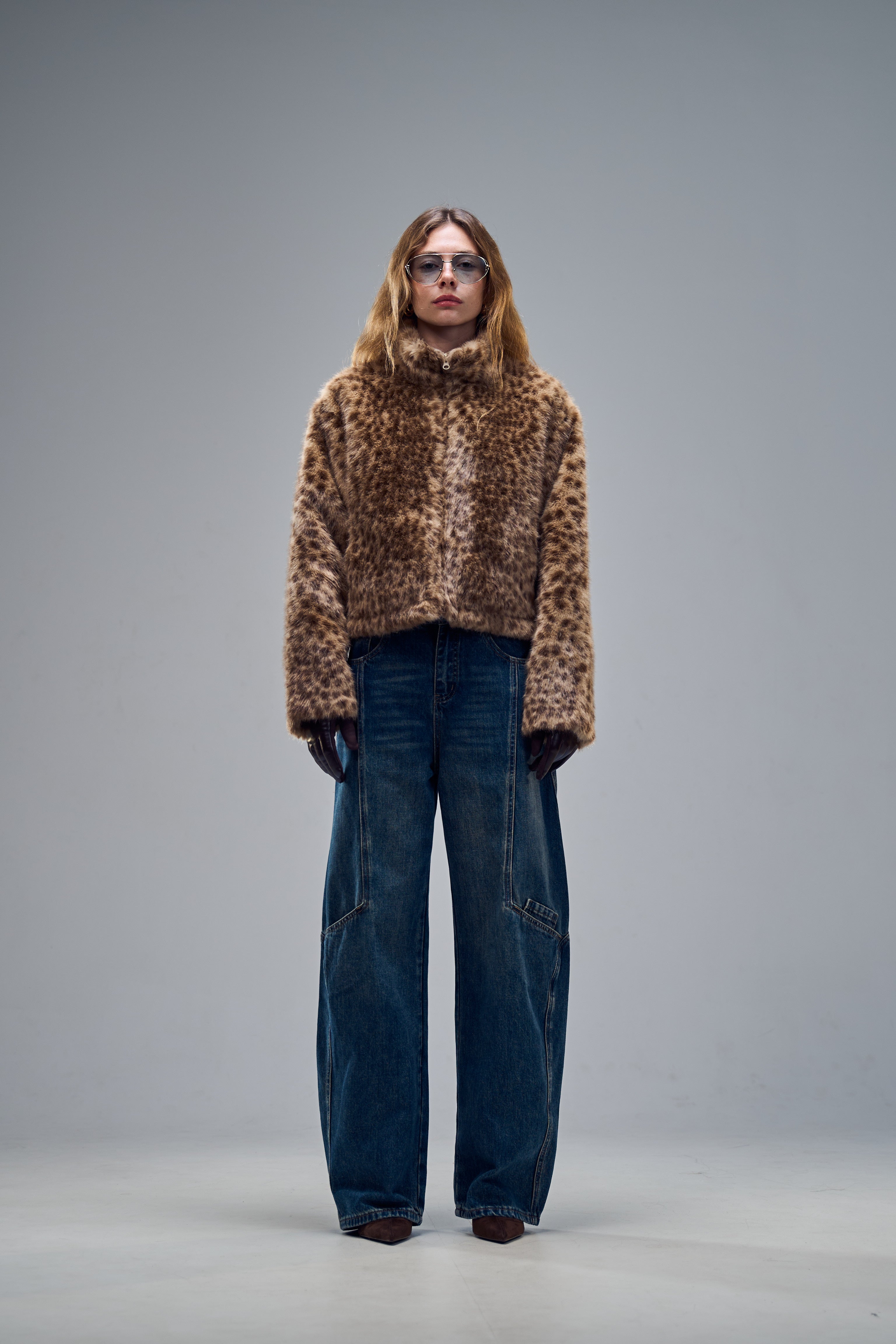 מעיל ברוק חום בהיר