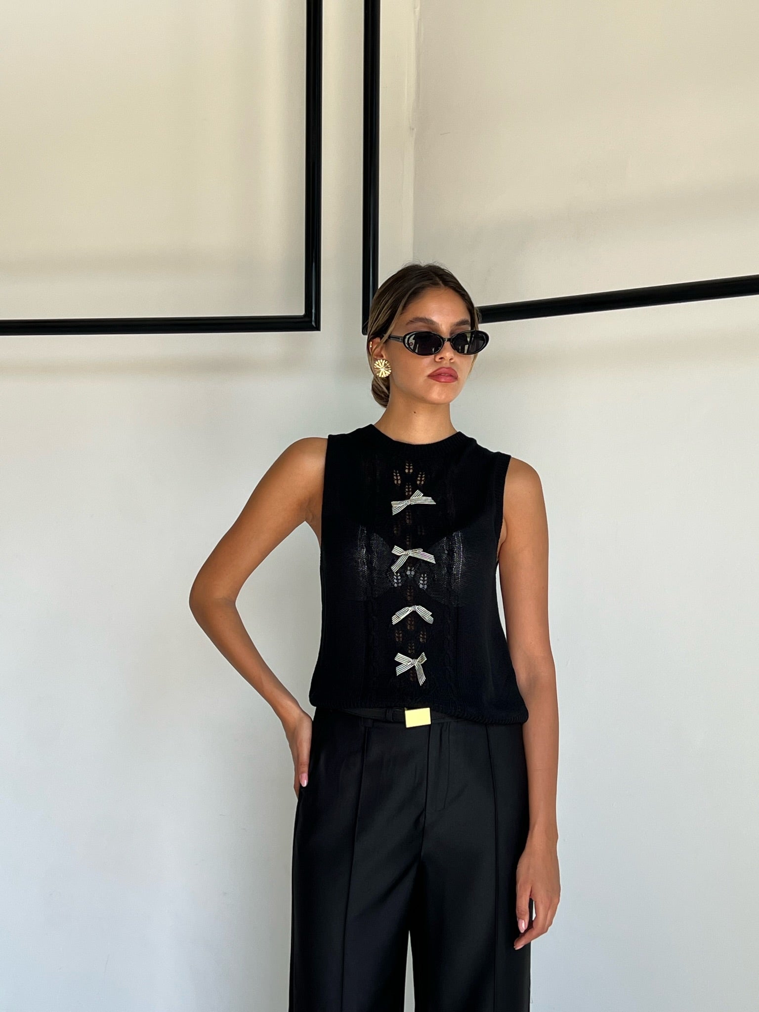 מכנס אריאן שחור