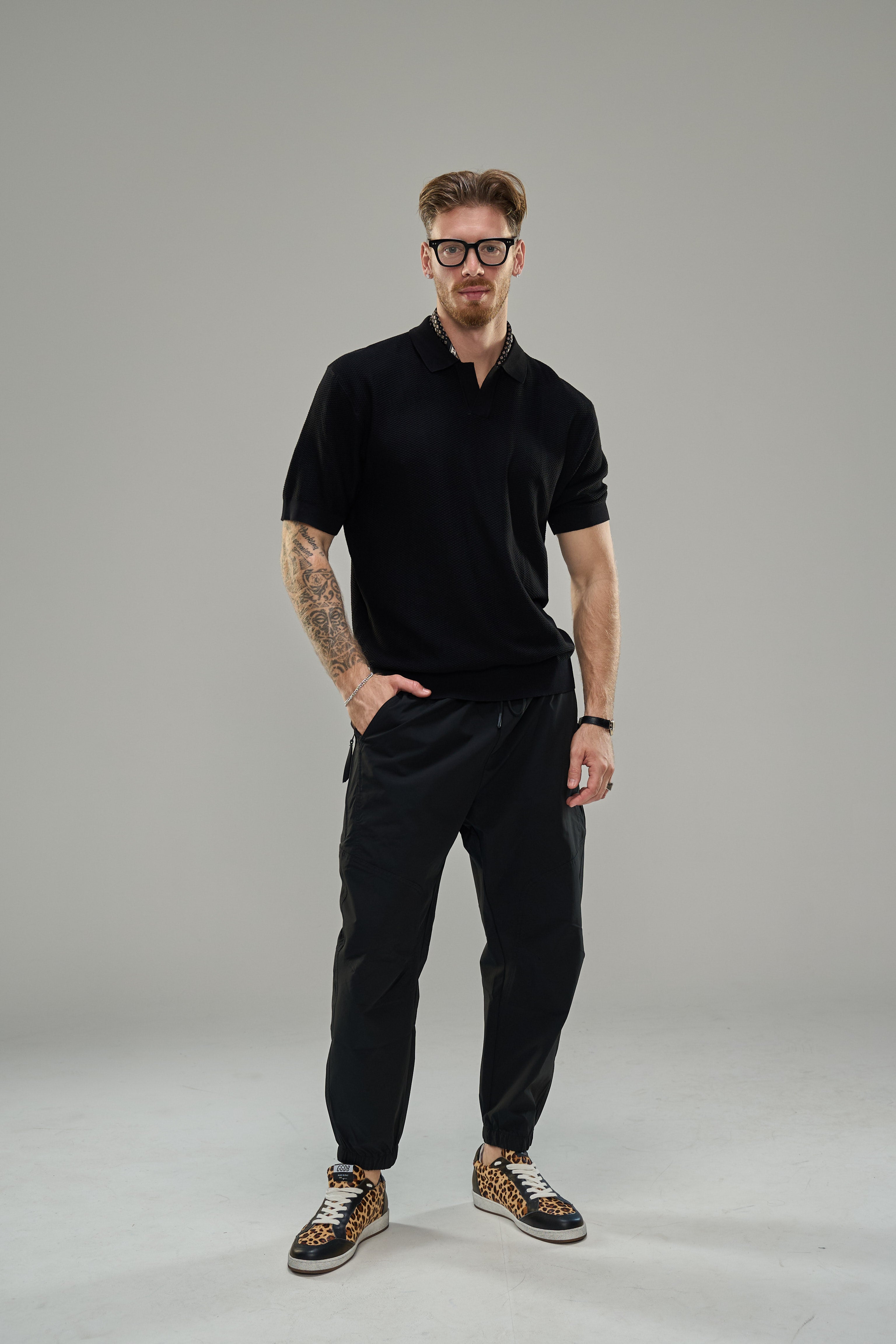 מכנס כריס שחור