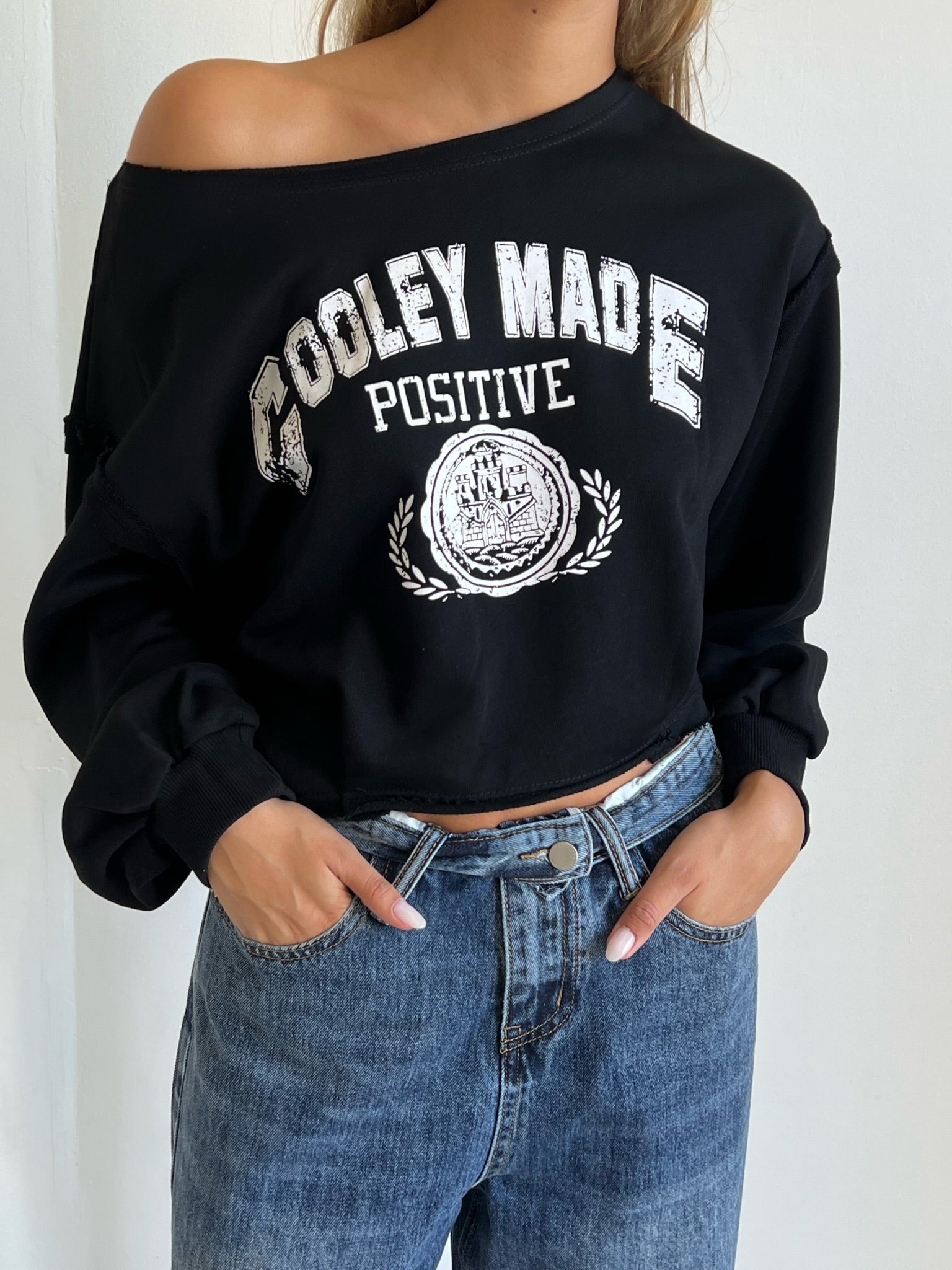 ג׳ינס מייקי כחול