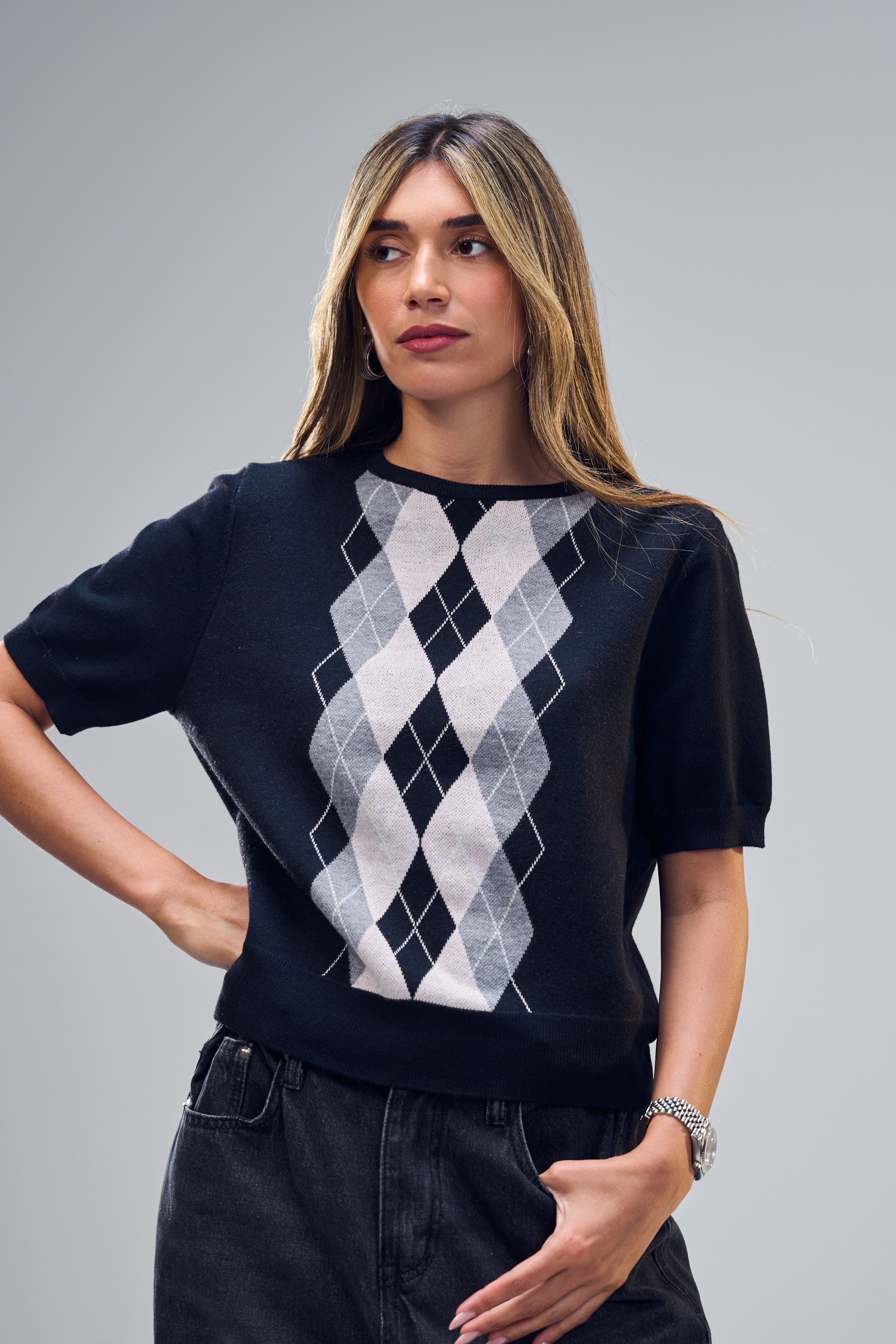 סריג אלינוי כחול כהה