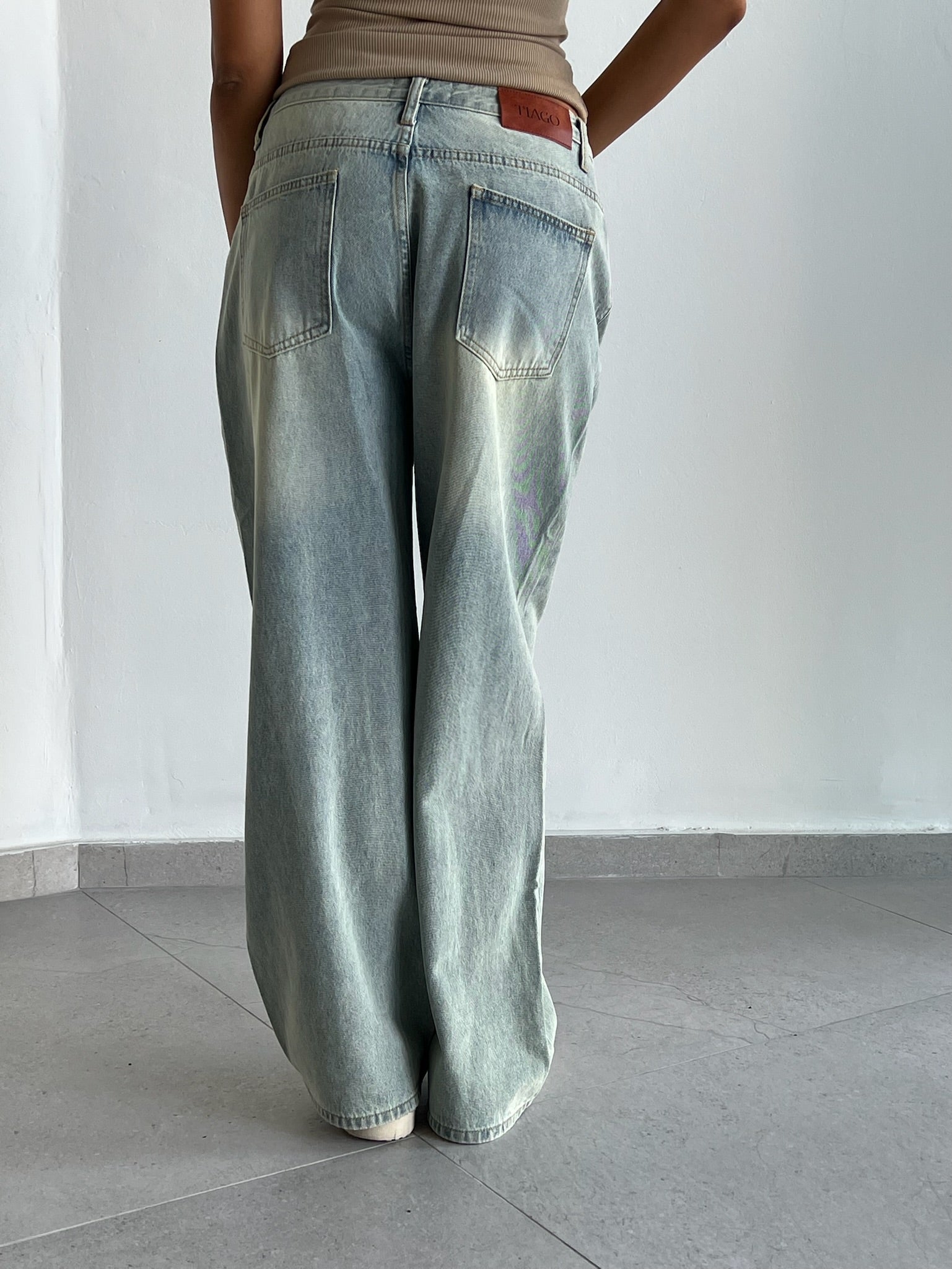 מכנס ג׳ינס לואי תכלת