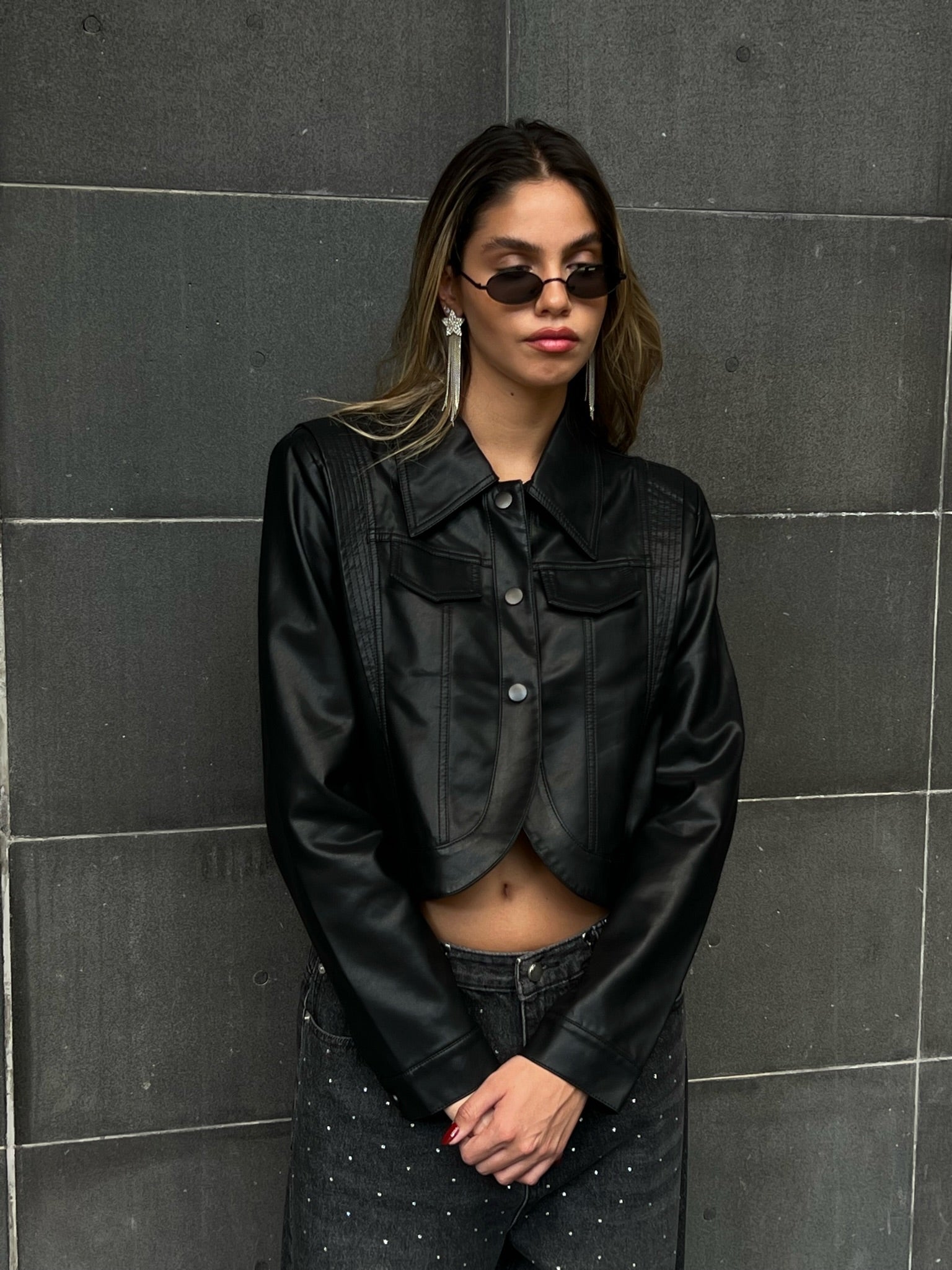 ג׳קט אלכס שחור