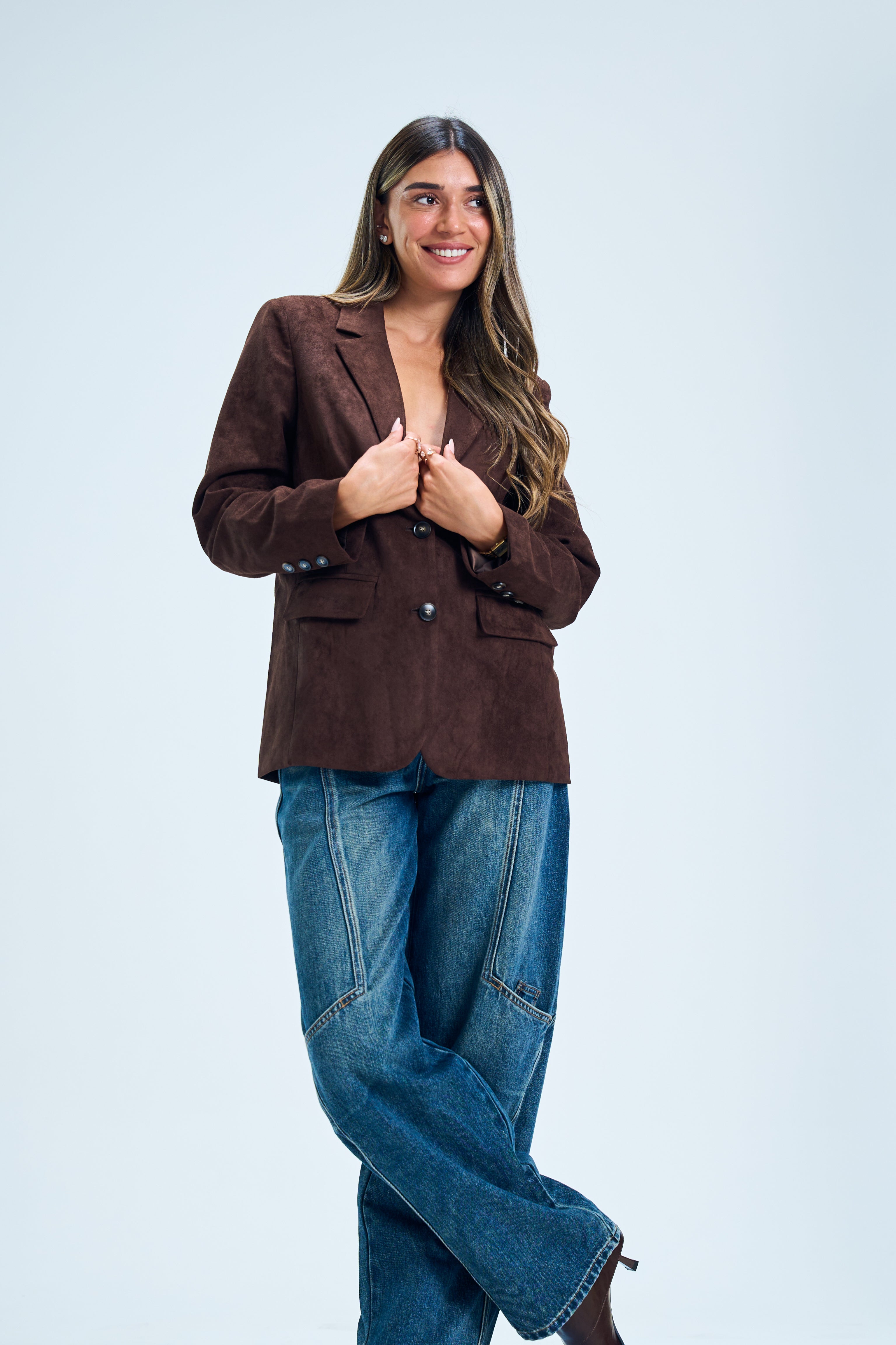 ג׳קט שון חום