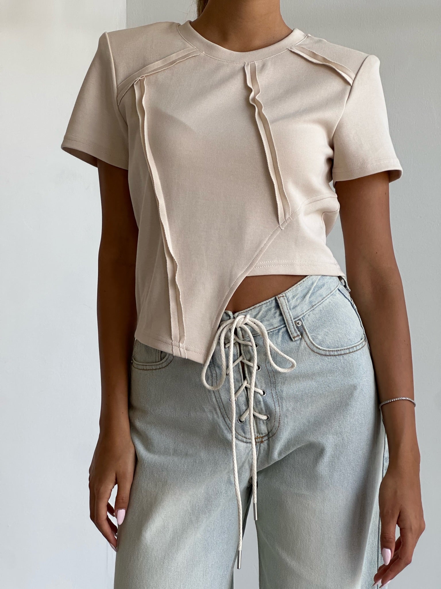 חולצת טורי שמנת