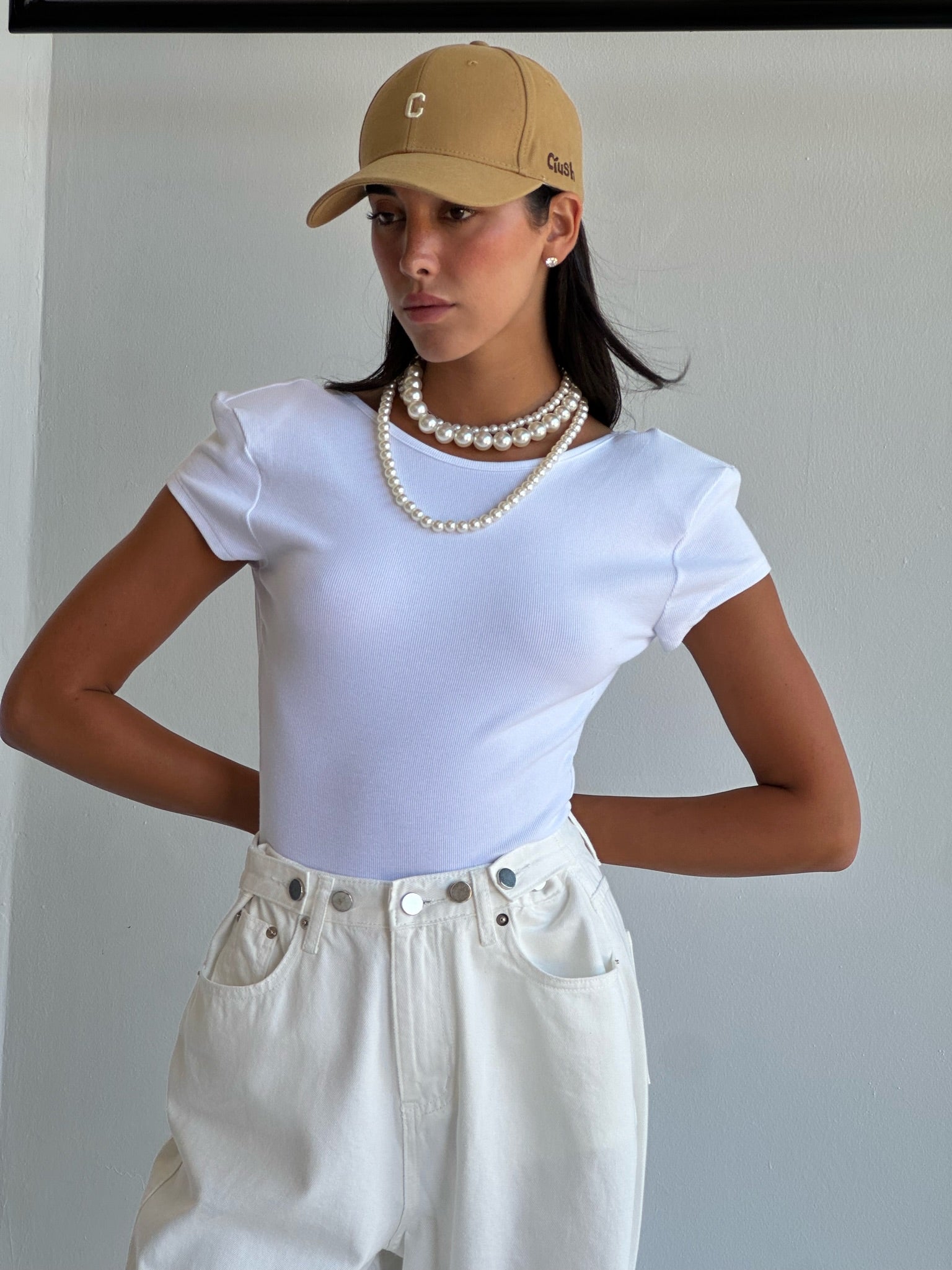 בגד גוף אליה לבן