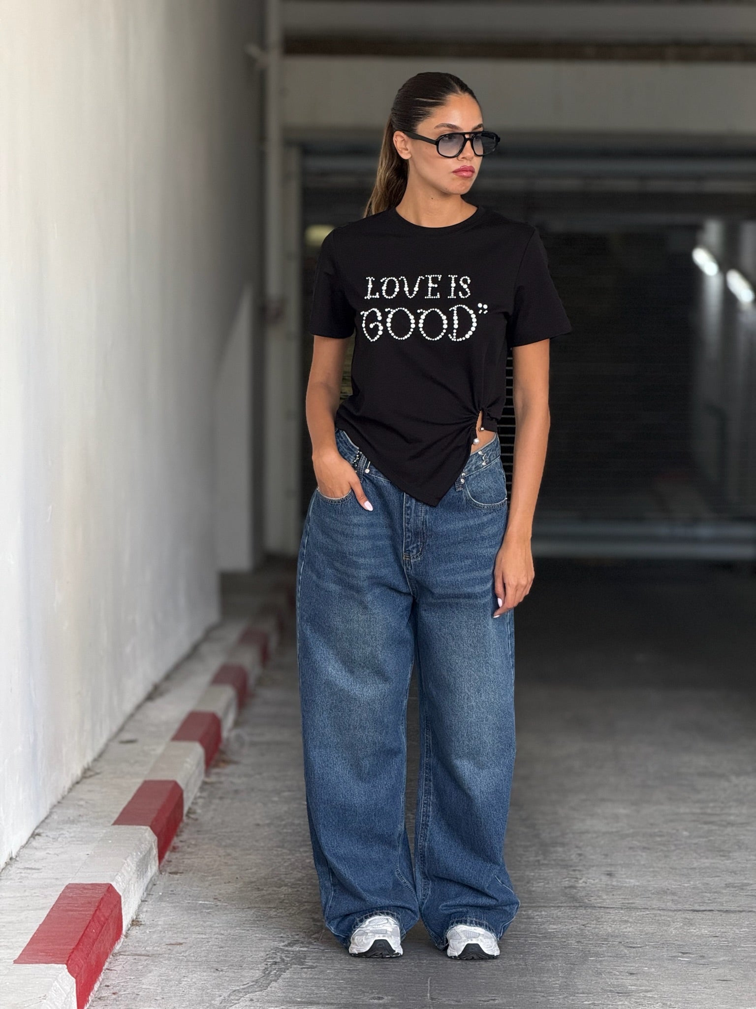 מכנס ג׳ינס לואי כחול כהה