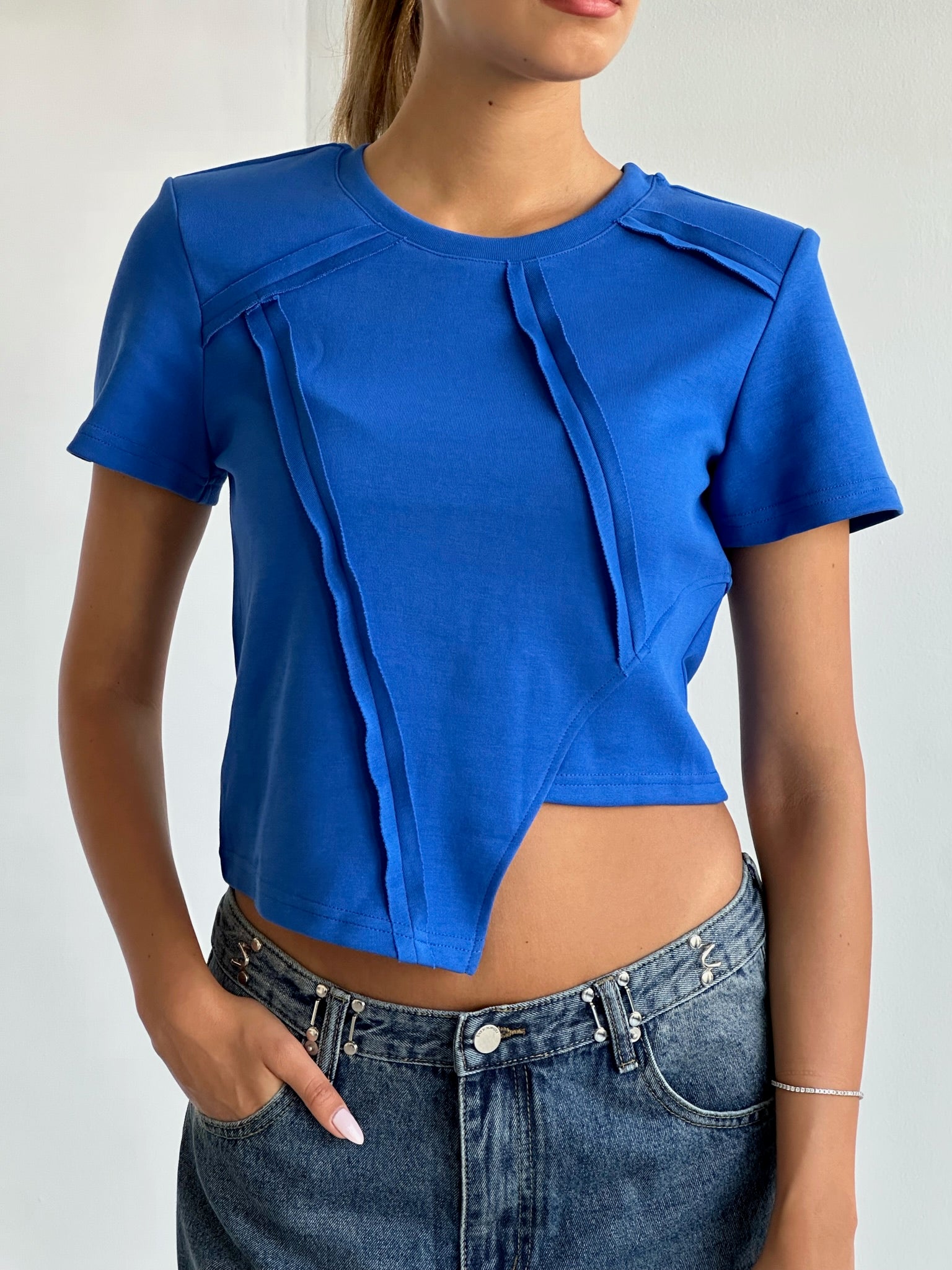 חולצת טורי כחול