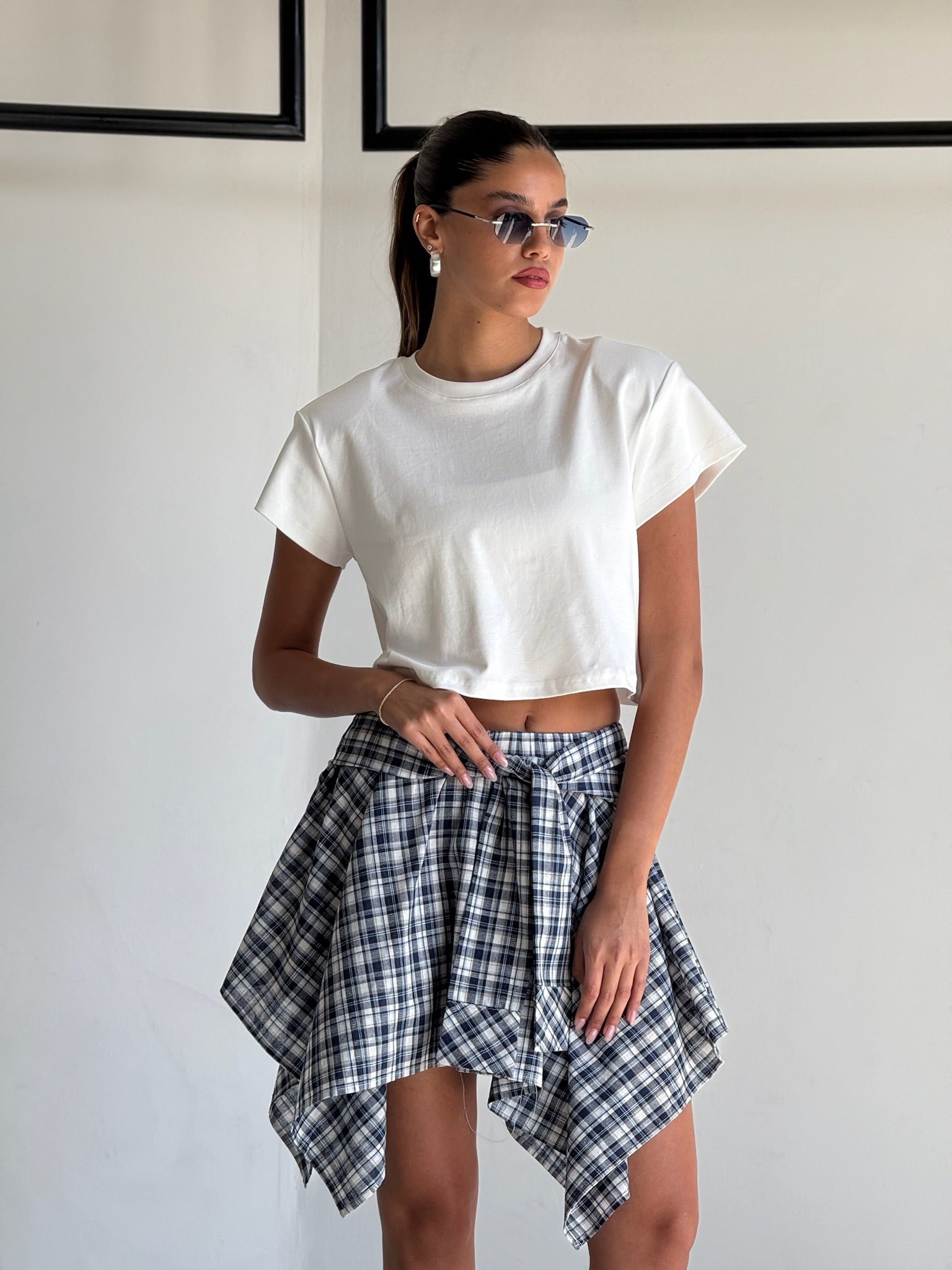 חצאית פרנקי כחול