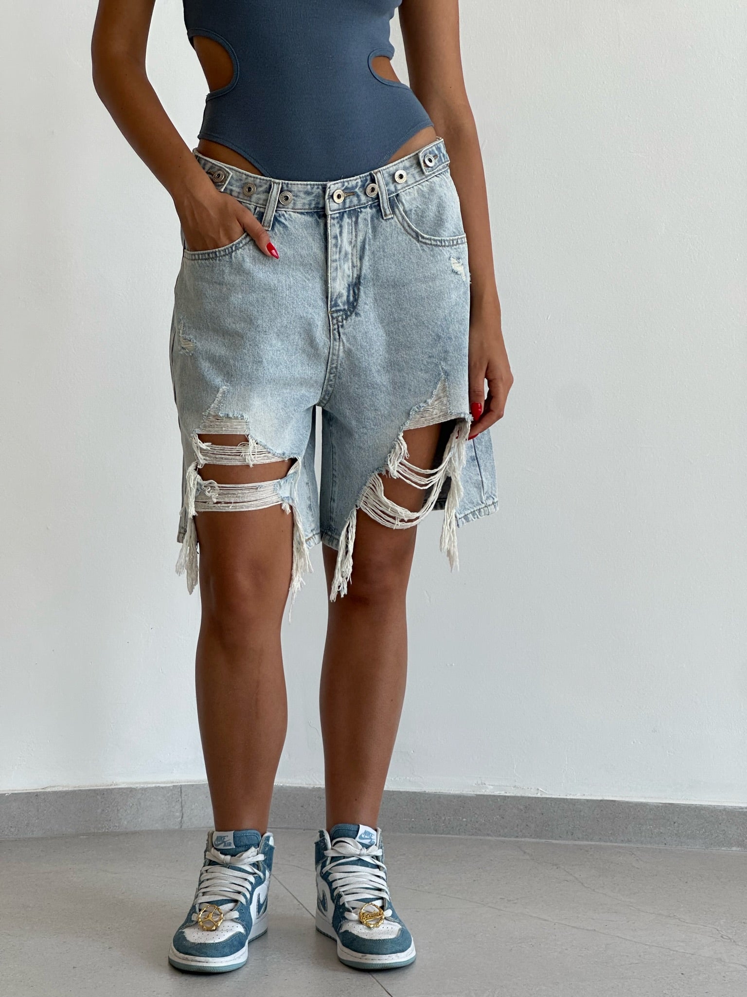 ג׳ינס טרוי בהיר