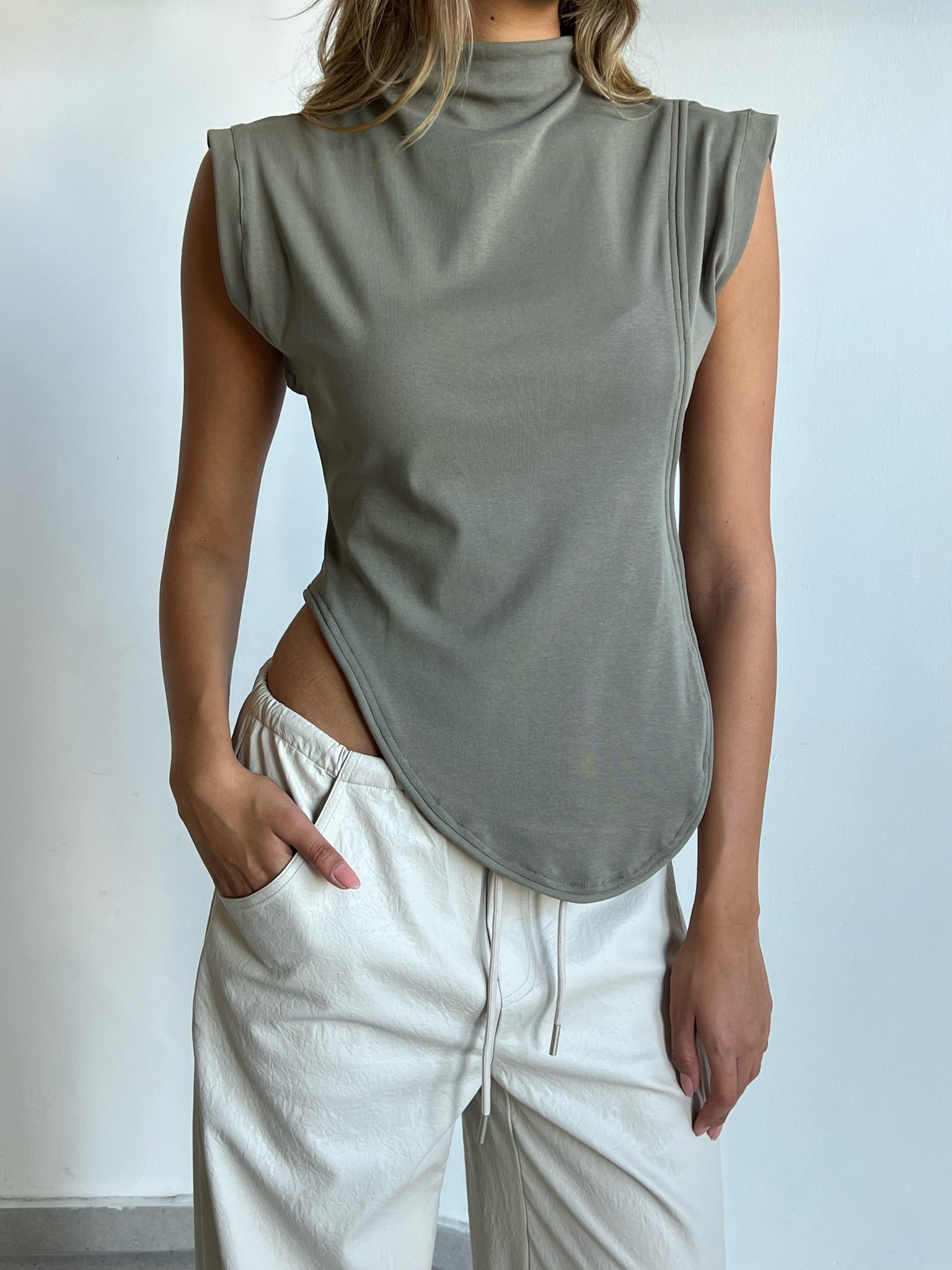 חולצת מרין זית