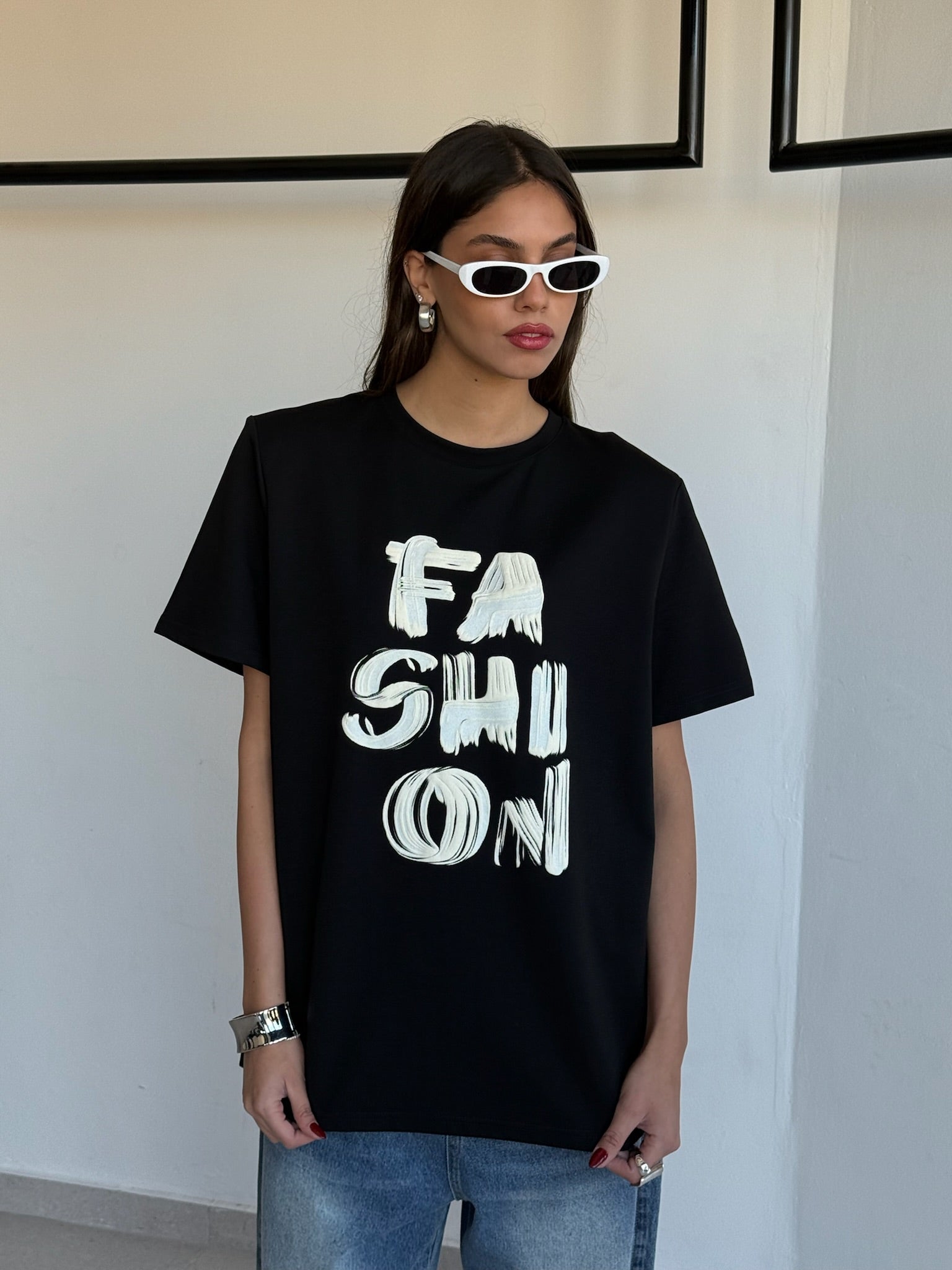 חולצת אדל שחור