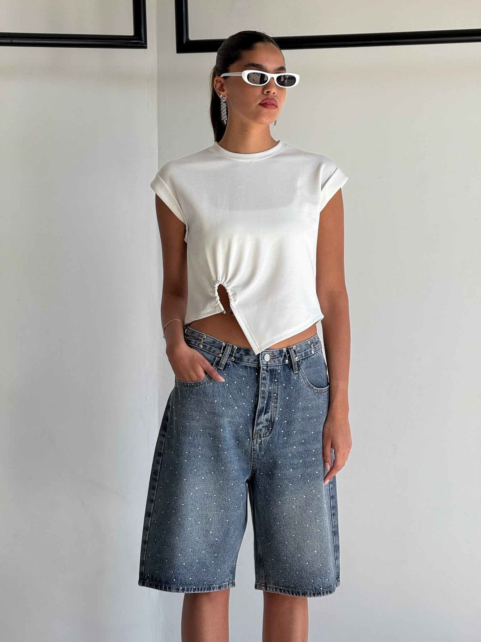 ברמודה ג׳ינס רוי אבנים כחול