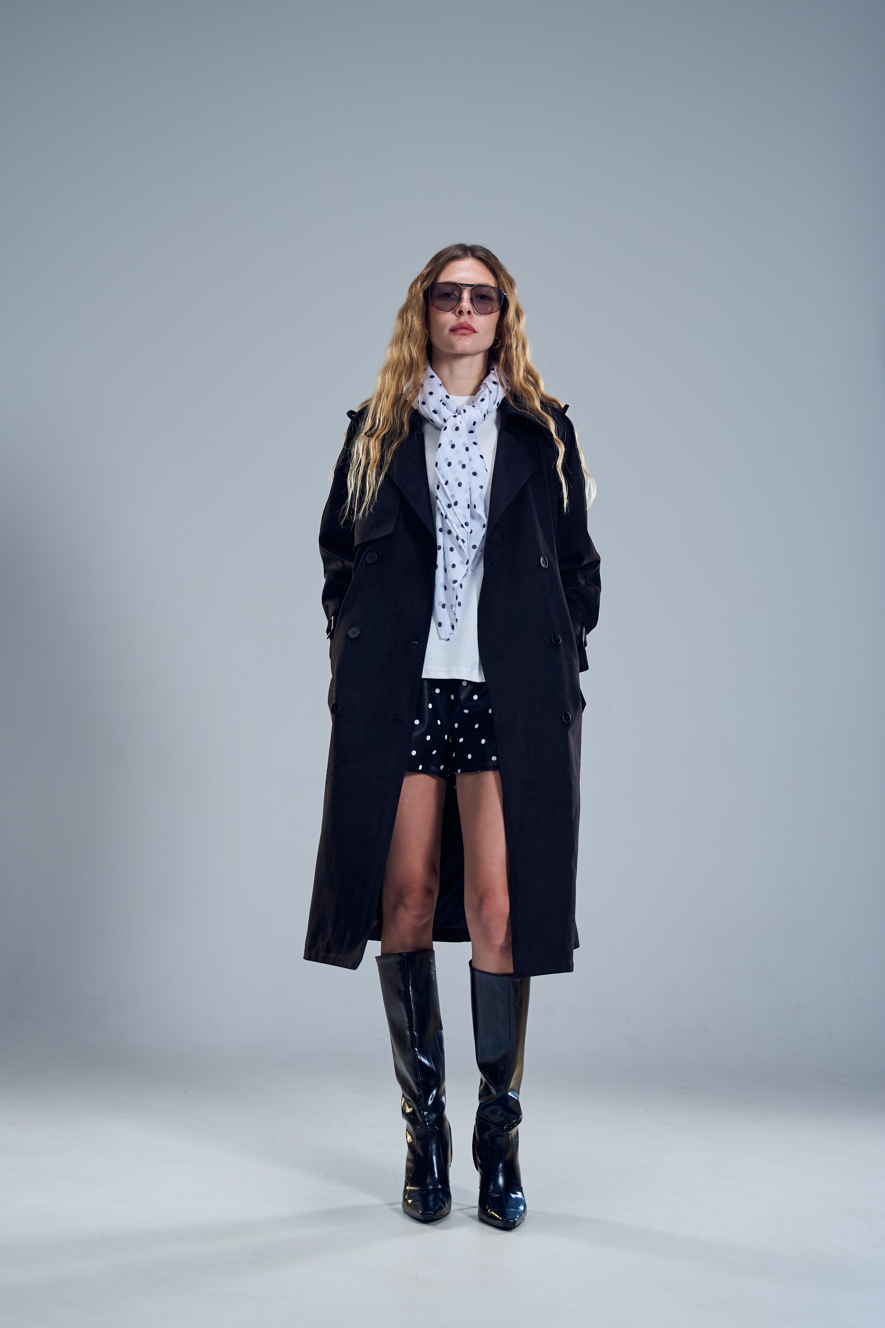 מעיל ניק זמש שחור