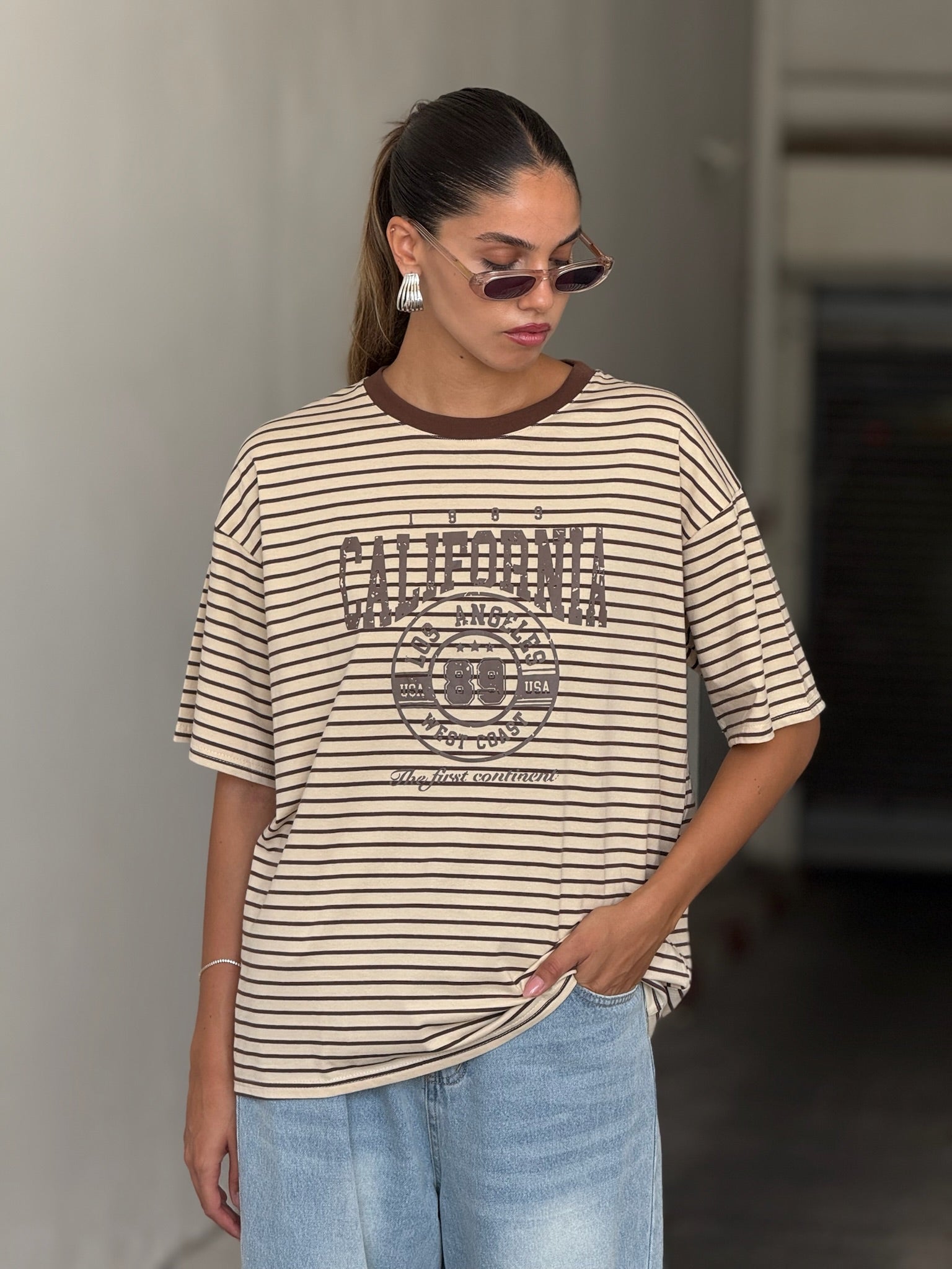 חולצת קאלי חום