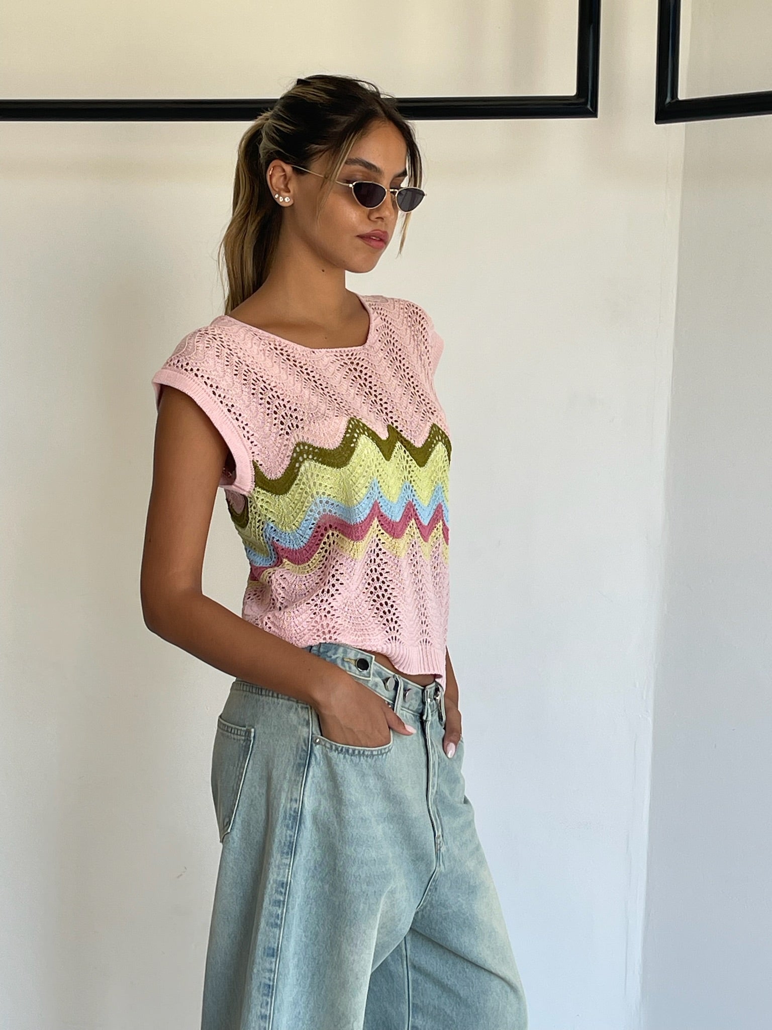 חולצת עמנואל ורוד