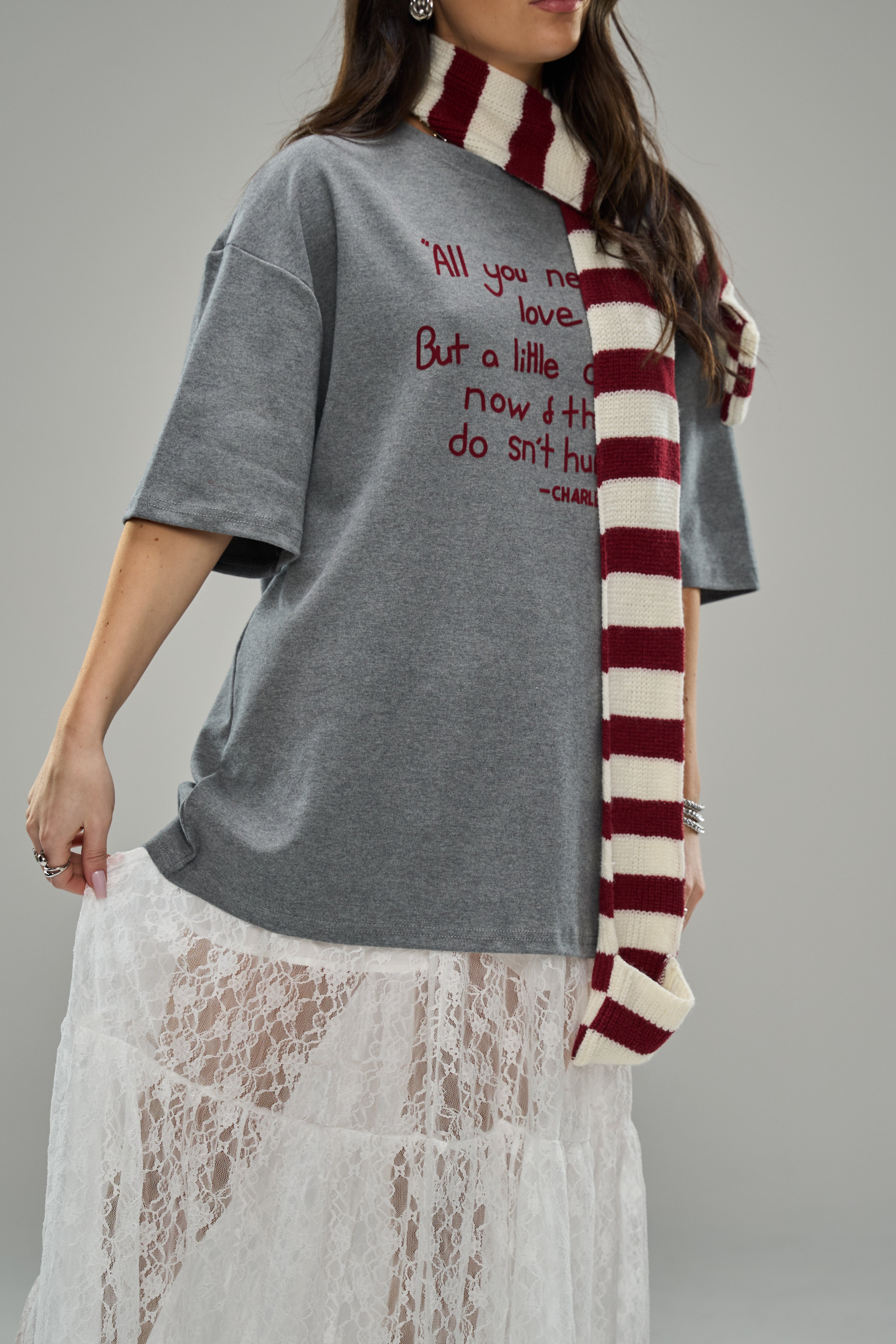 חצאית סאם לבן