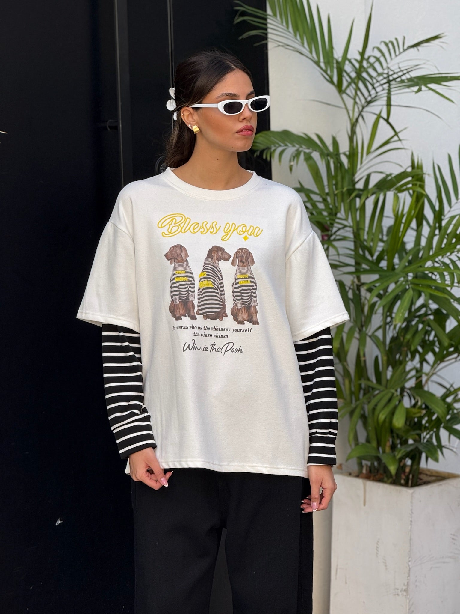 חולצת ניק לבן