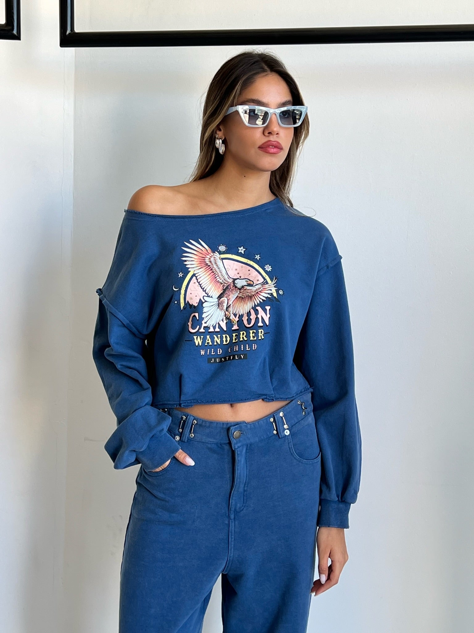 מכנס טוי ווש כחול פרנש טרי