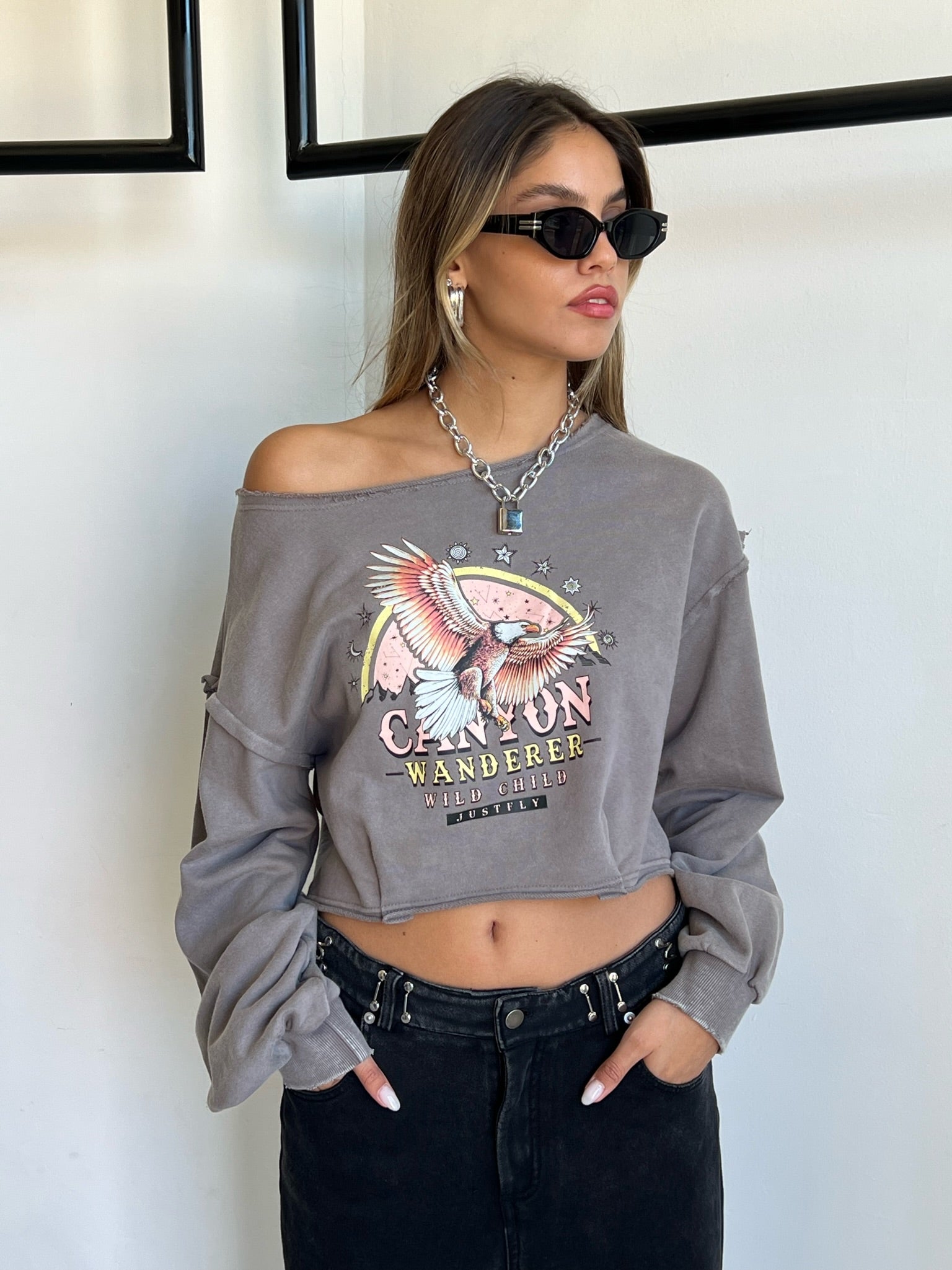 מכנס טוי ווש שחור