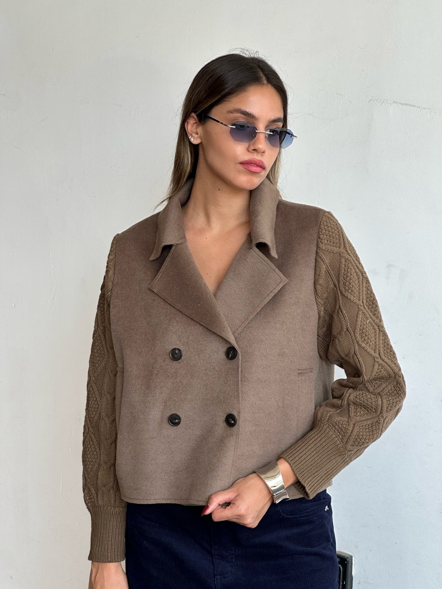 מעיל בר חום