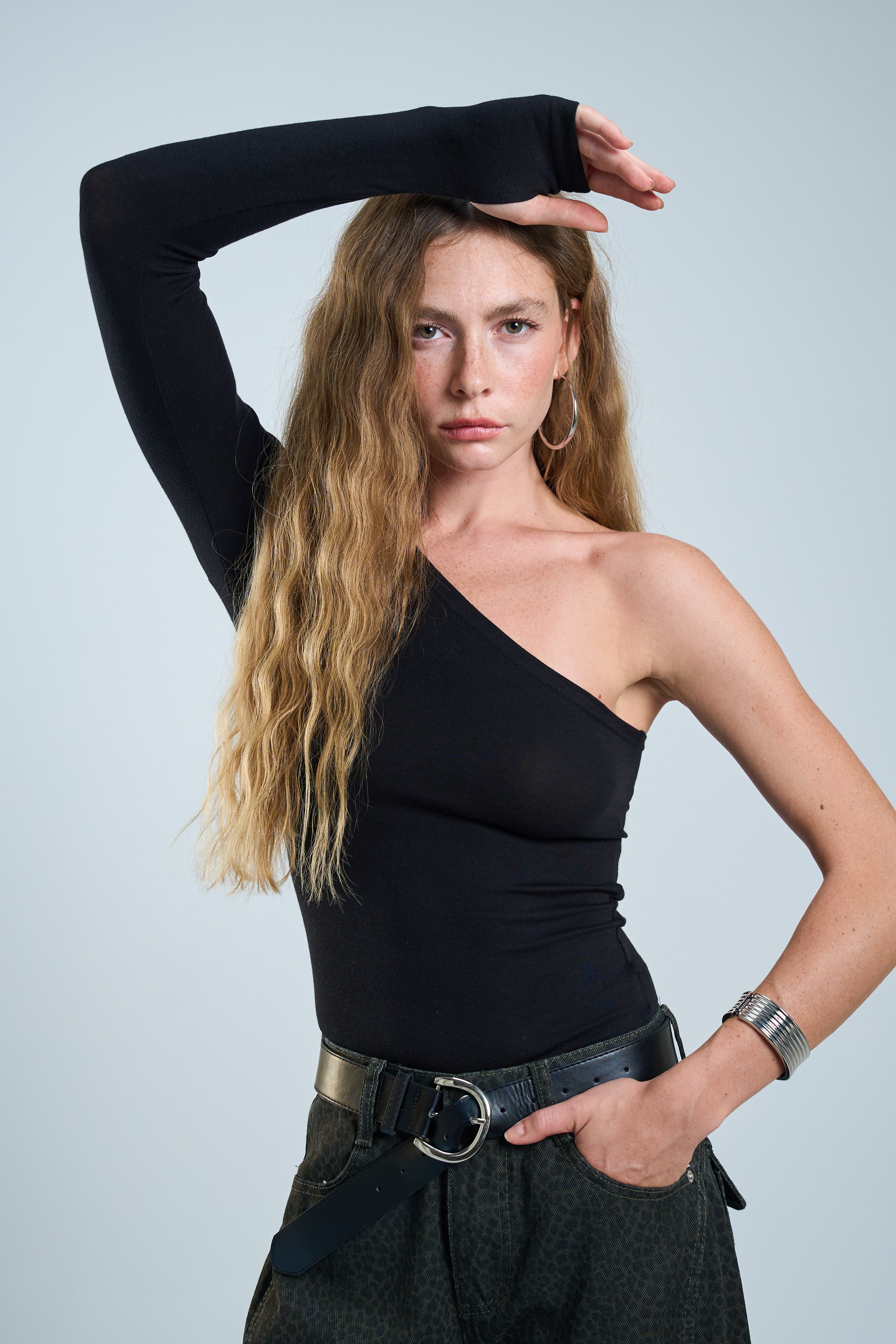 חולצת קלר שחור