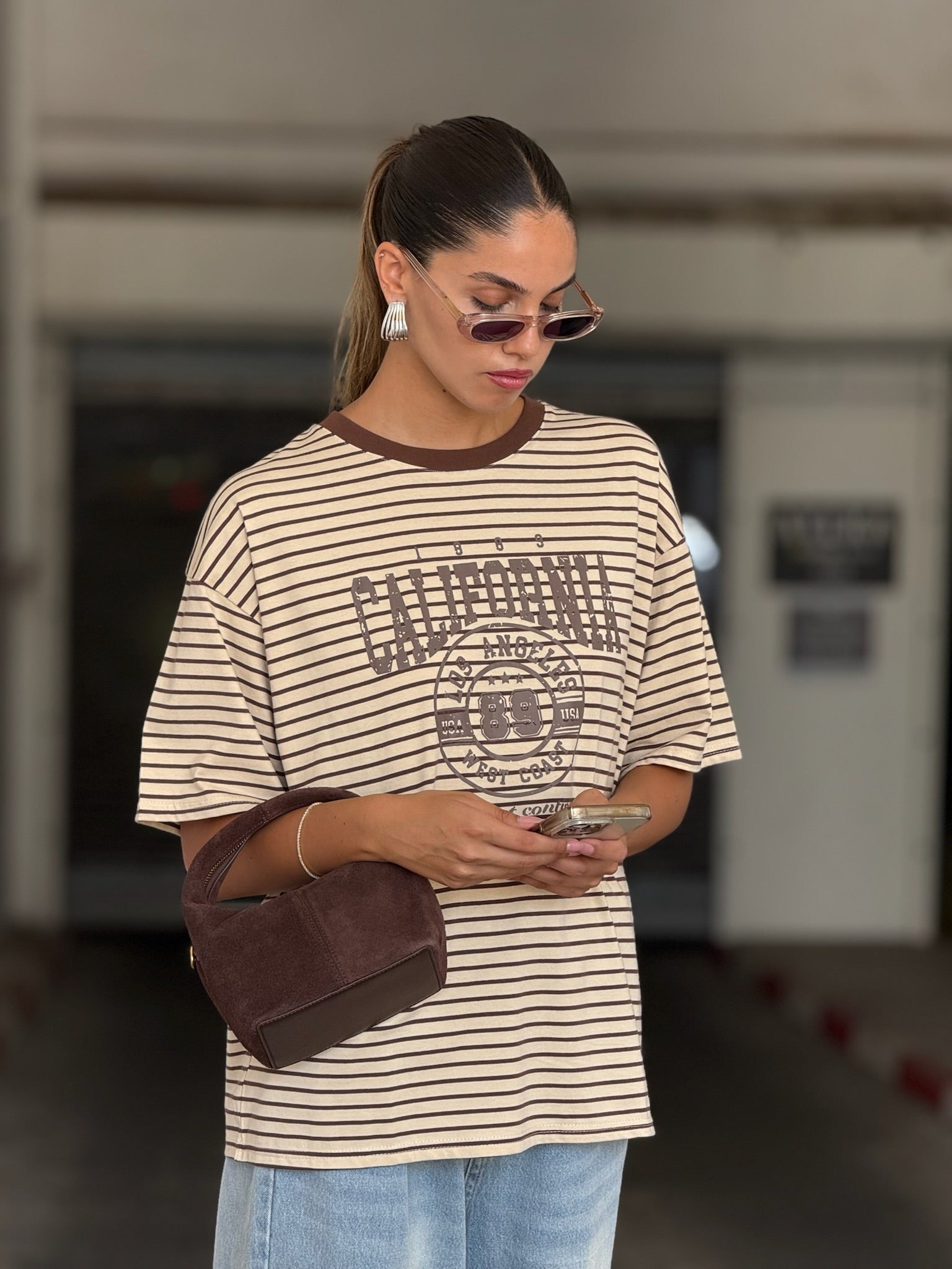 חולצת קאלי חום