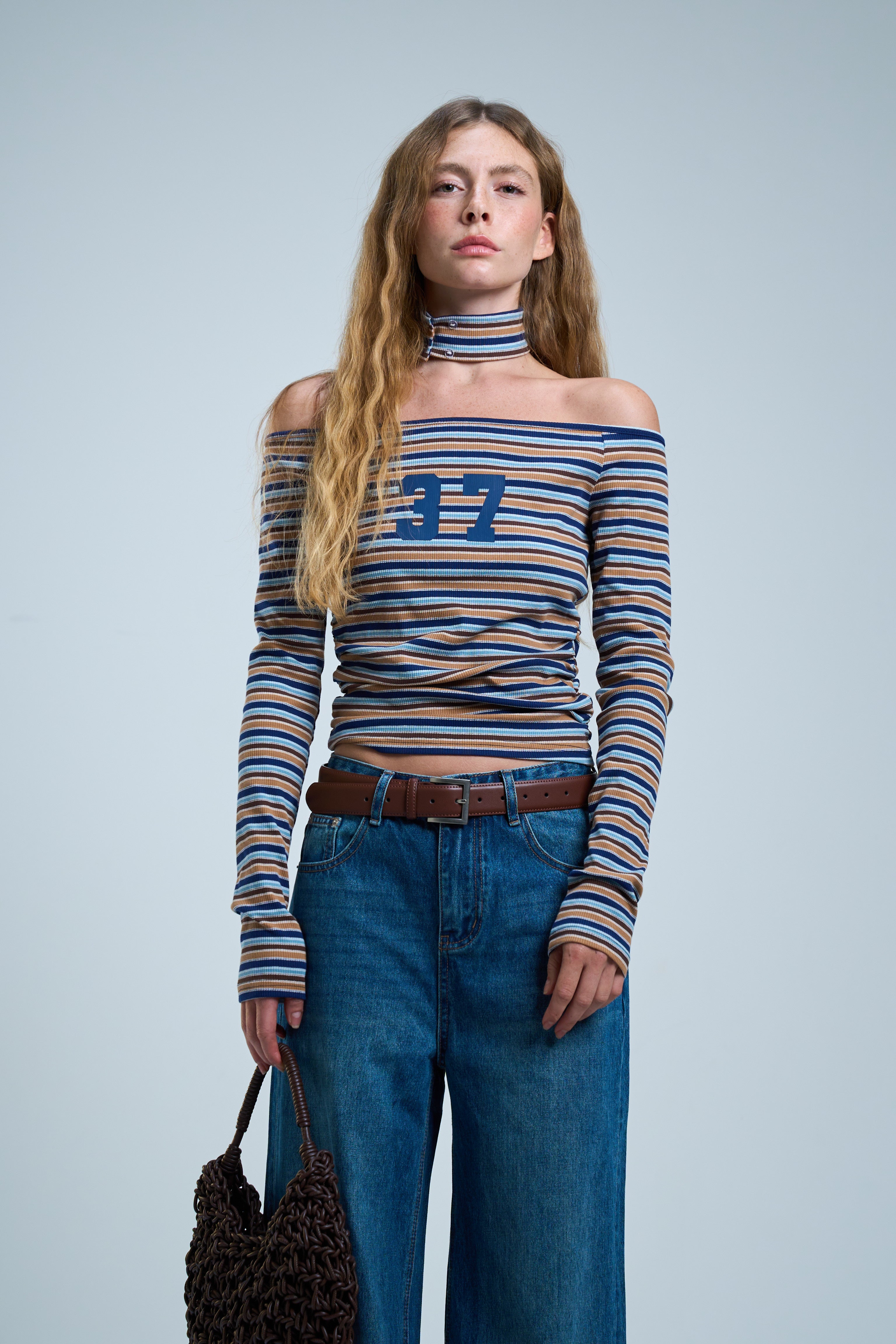 חולצת רון כחול