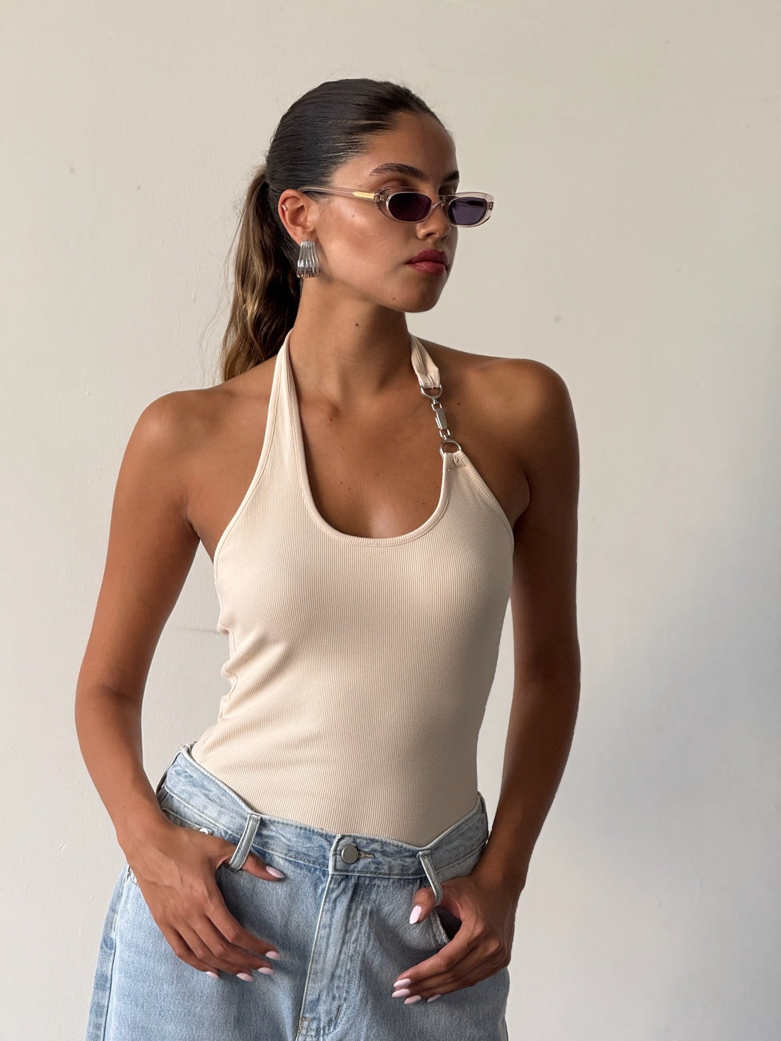 גופיית נינה שמנת