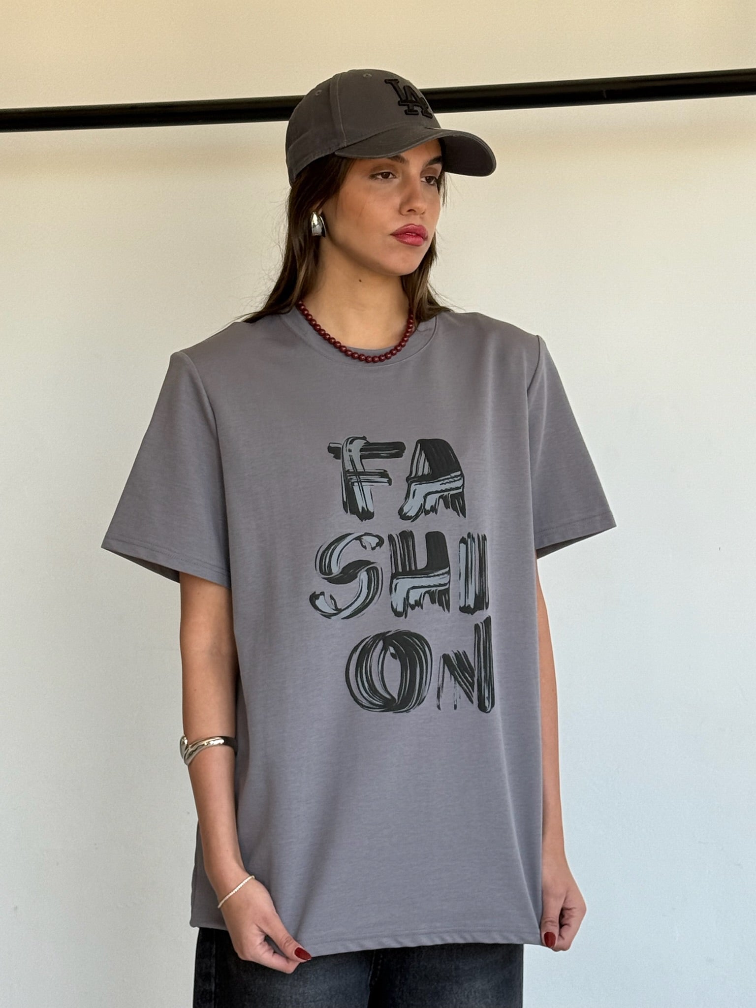 חולצת אדל אפור