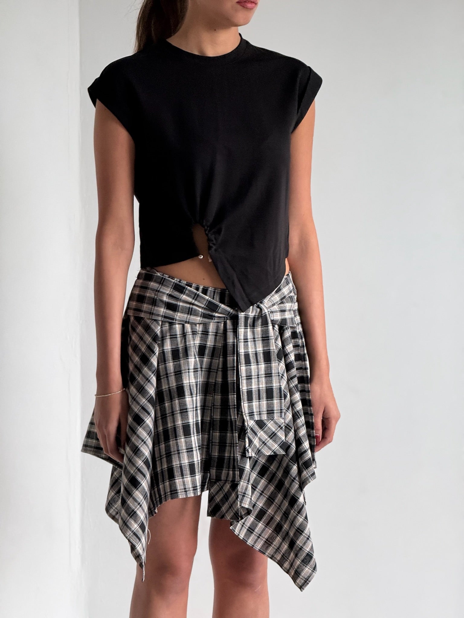 חצאית פרנקי שחור