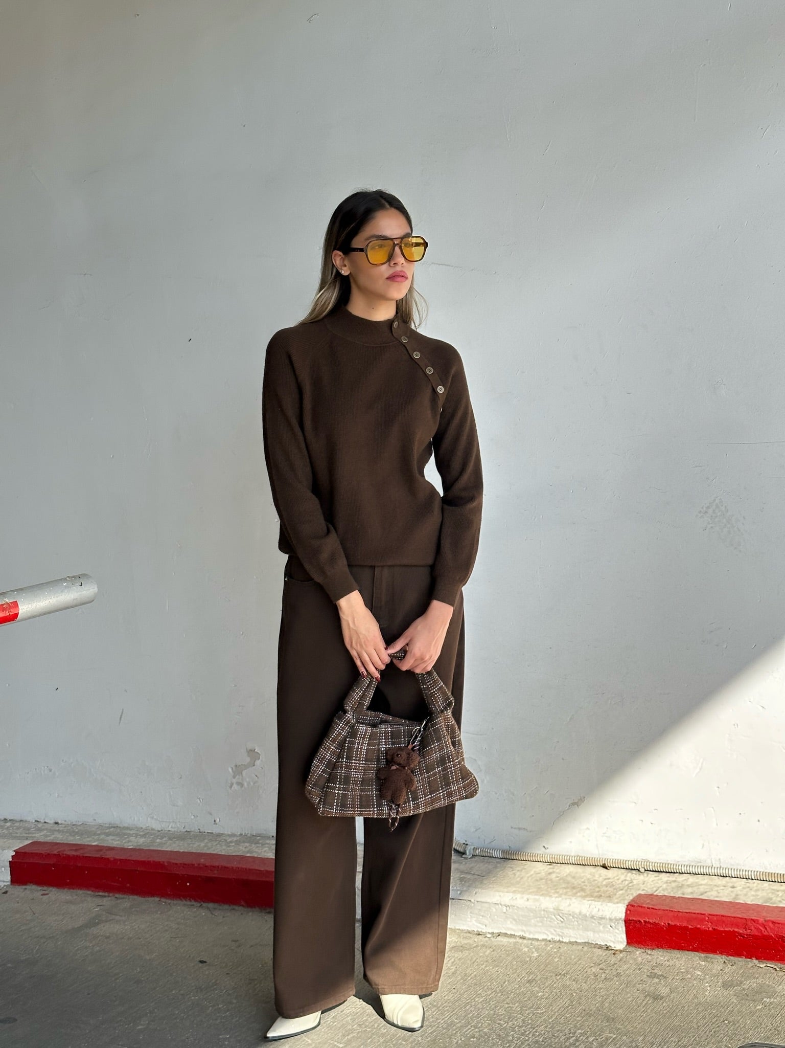 מכנס ג׳ינס לואי חום