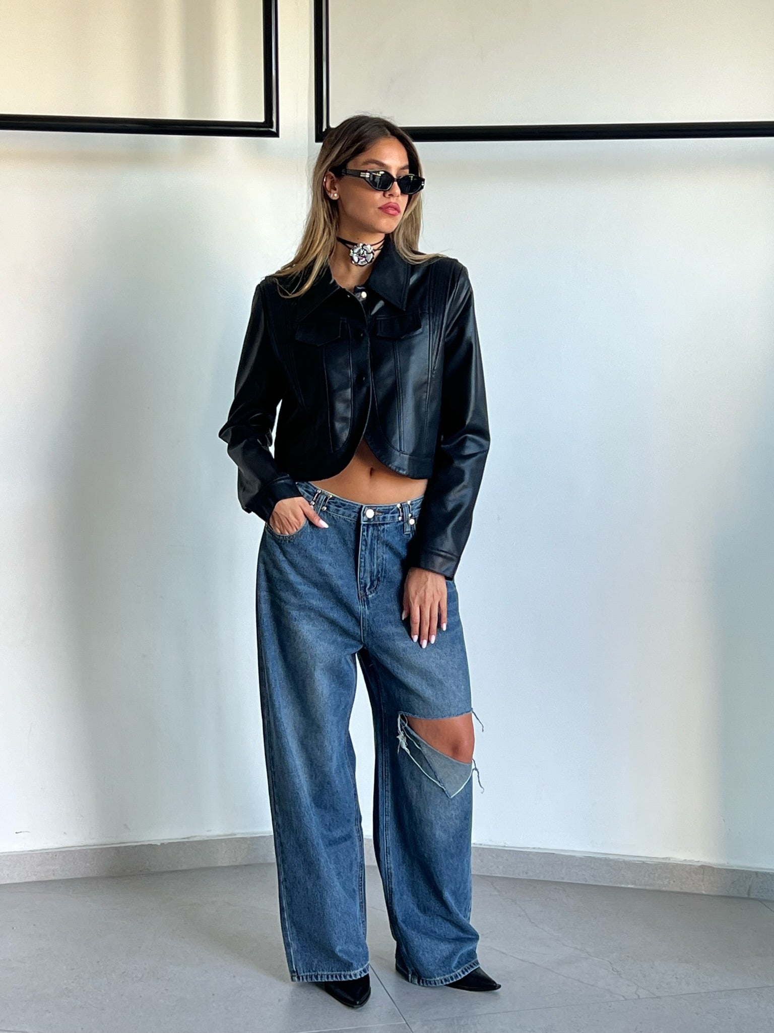 מכנס ג׳ינס ליהי כחול