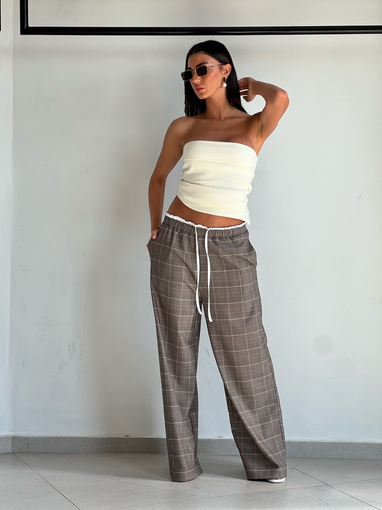 מכנס אימרי חום