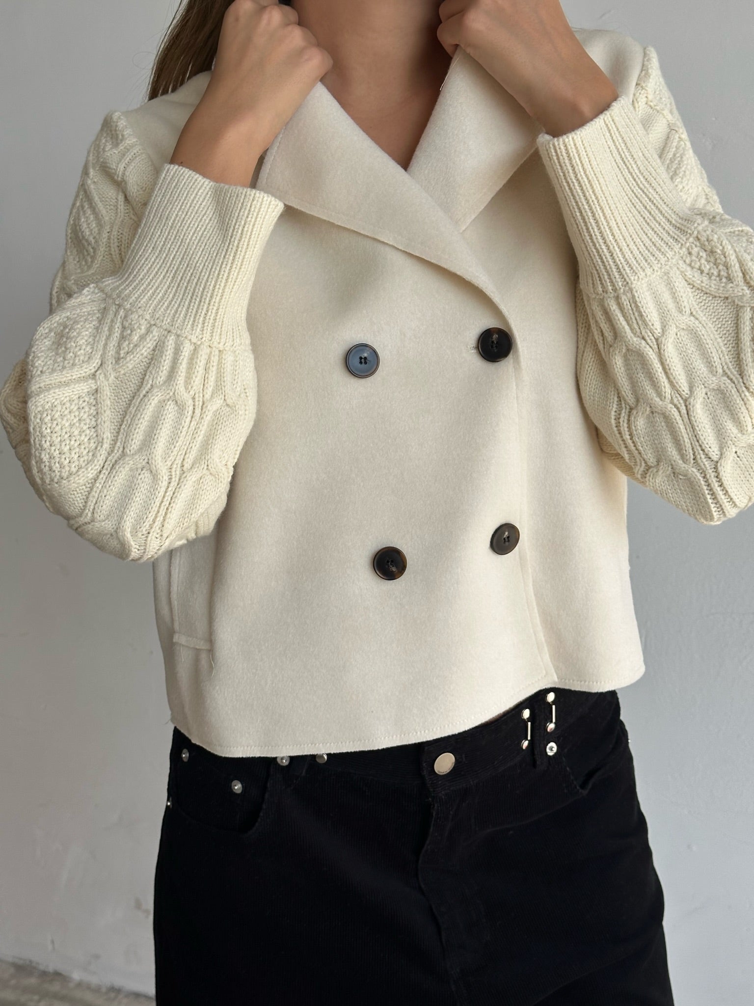 מעיל בר שמנת