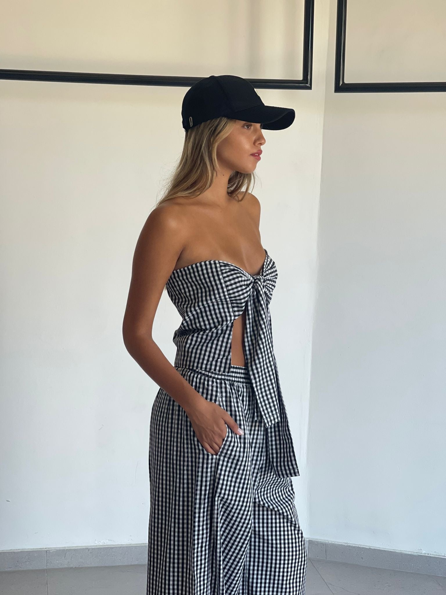 מכנס מקס משבצות