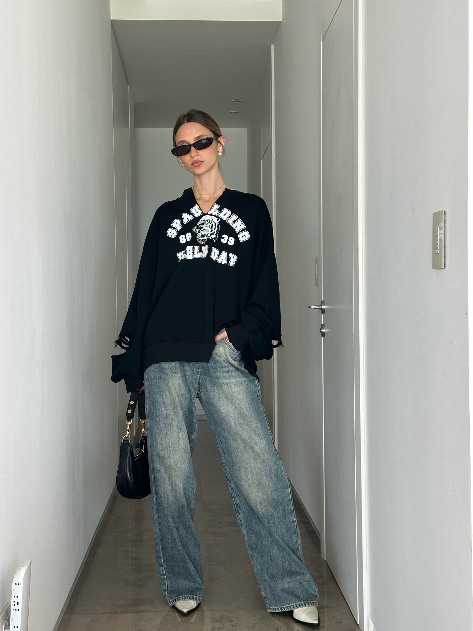 Haley black sweater